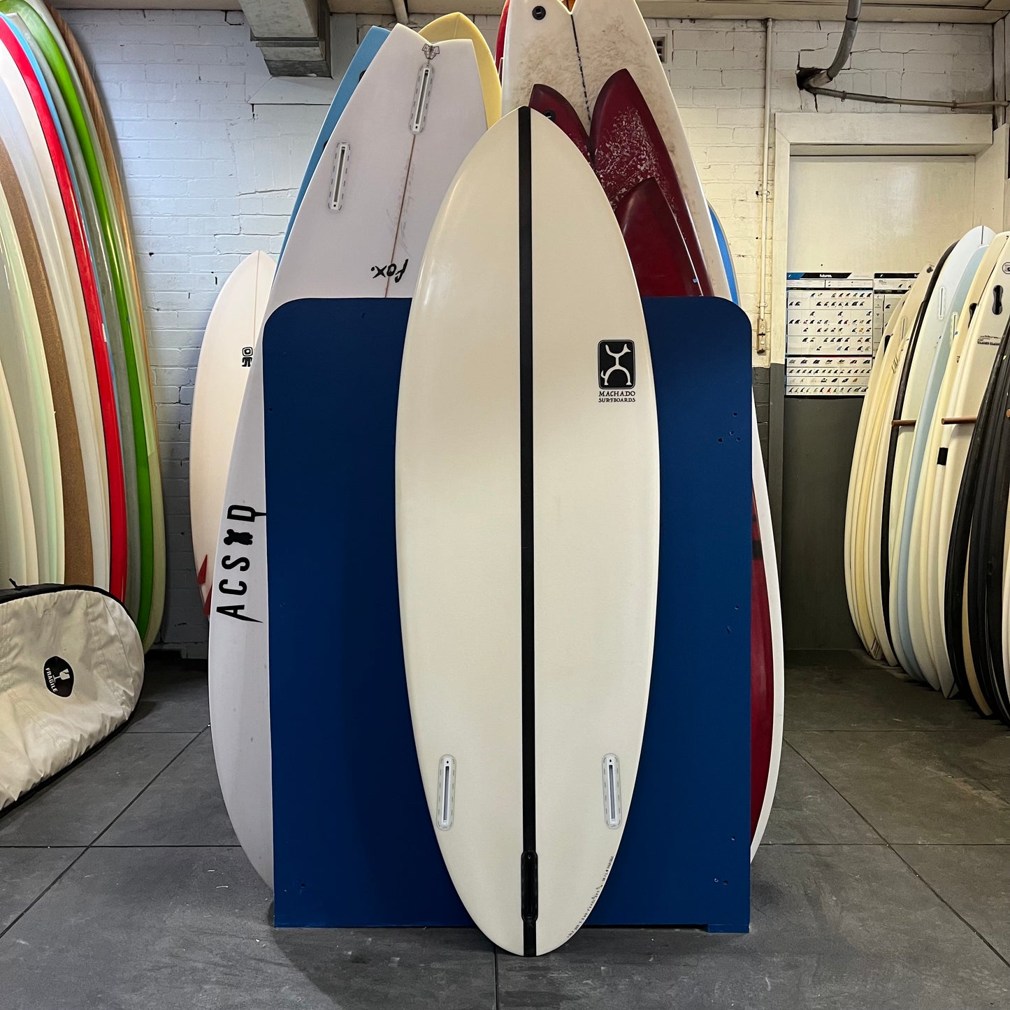 Firewire Glazer 5'8" secondhand surfboard bottom view