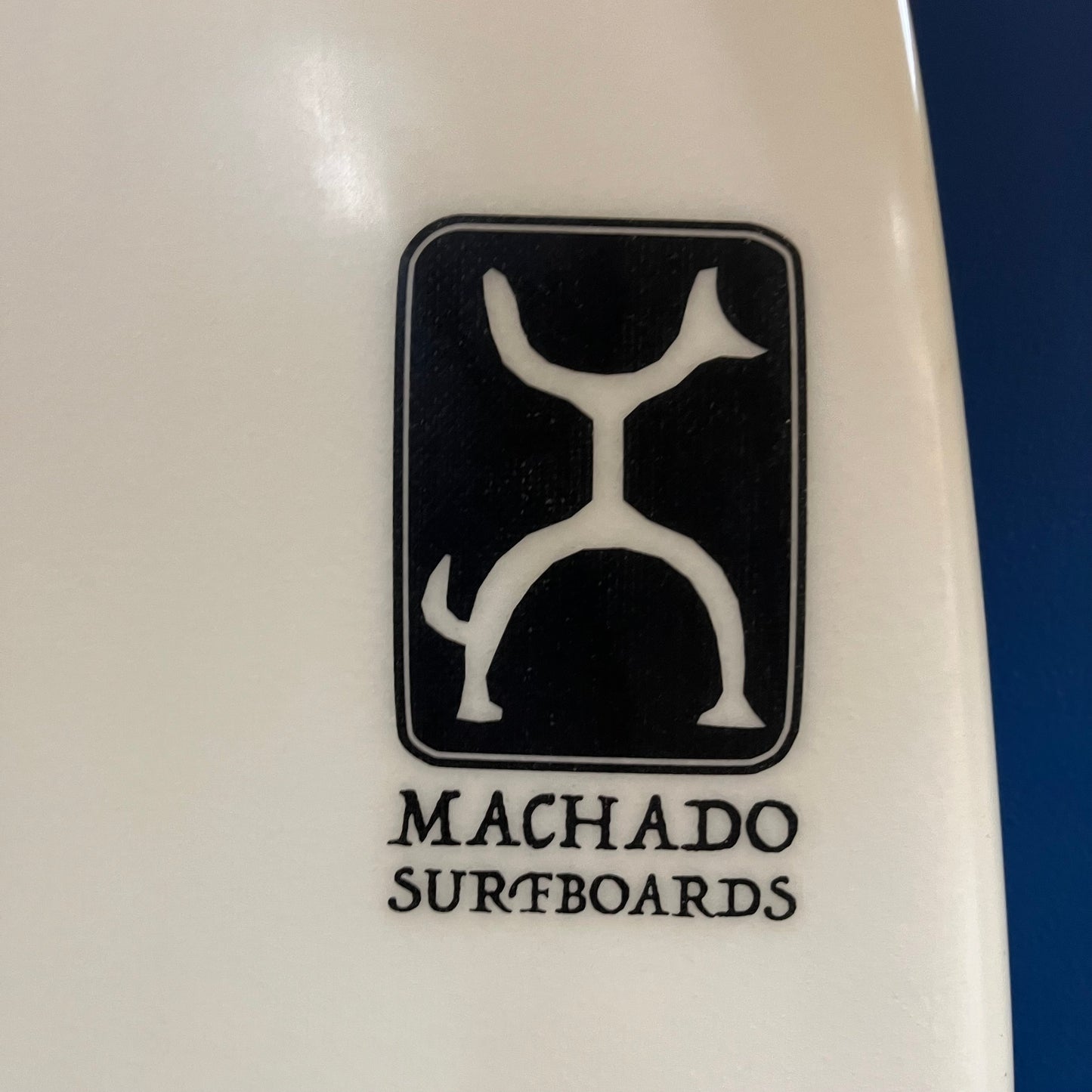 Firewire Glazer 5'8" secondhand surfboard model logo close-up