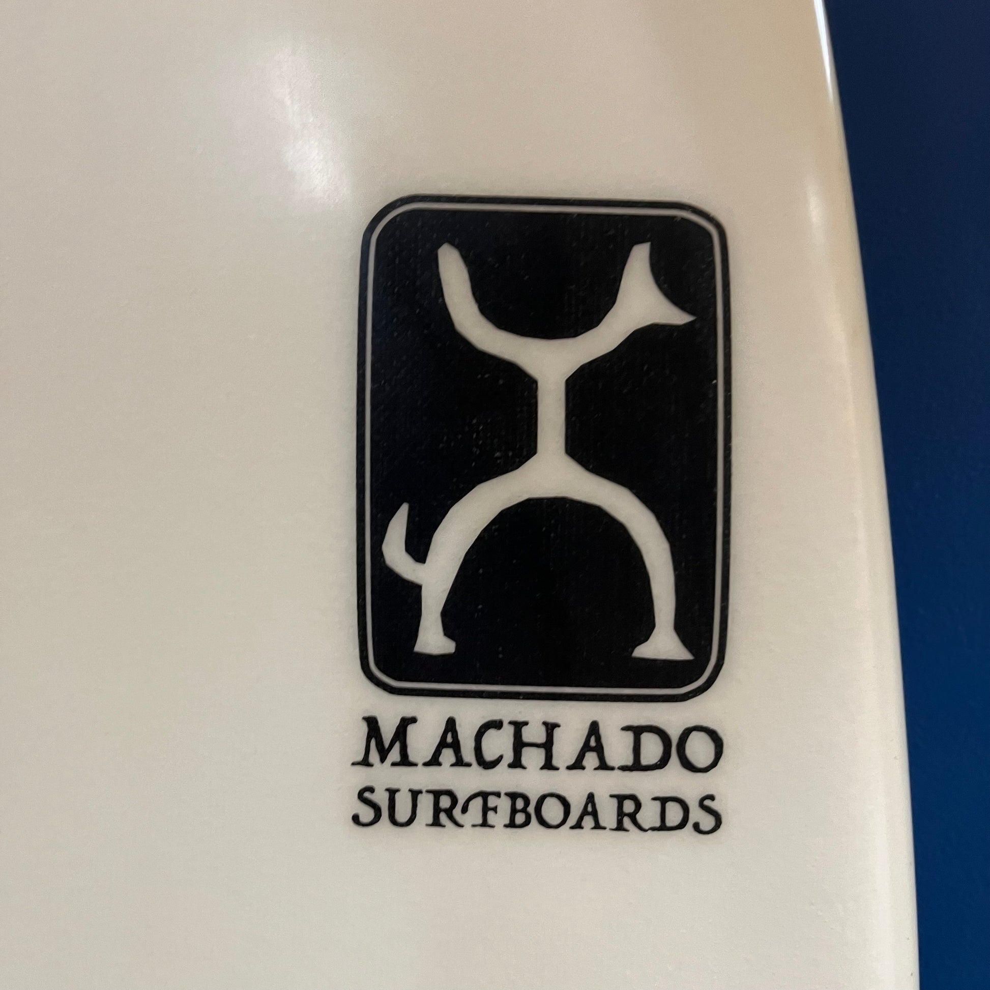 Firewire Glazer 5'8" secondhand surfboard model logo close-up