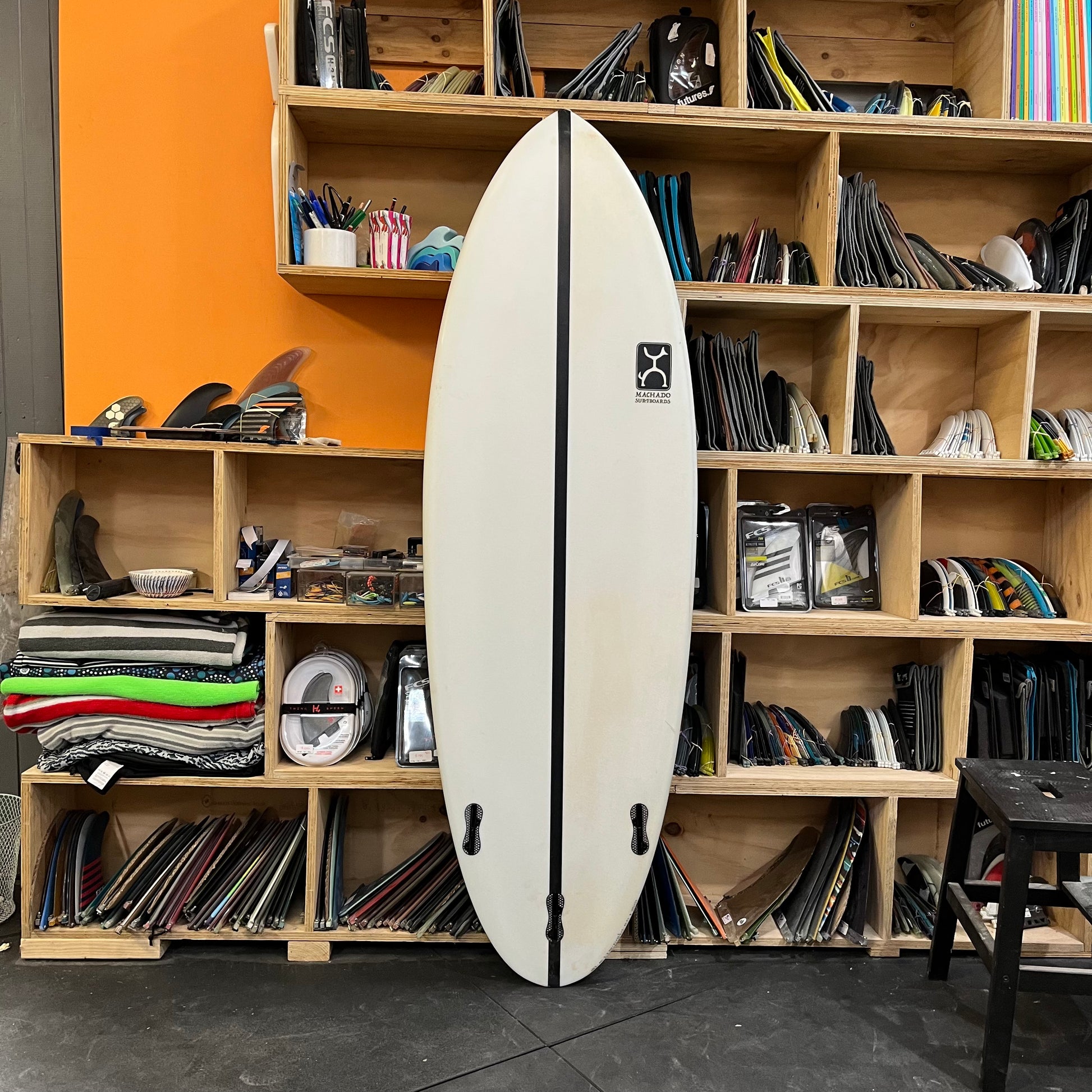Firewire Glazer 6'1" secondhand surfboard bottom view