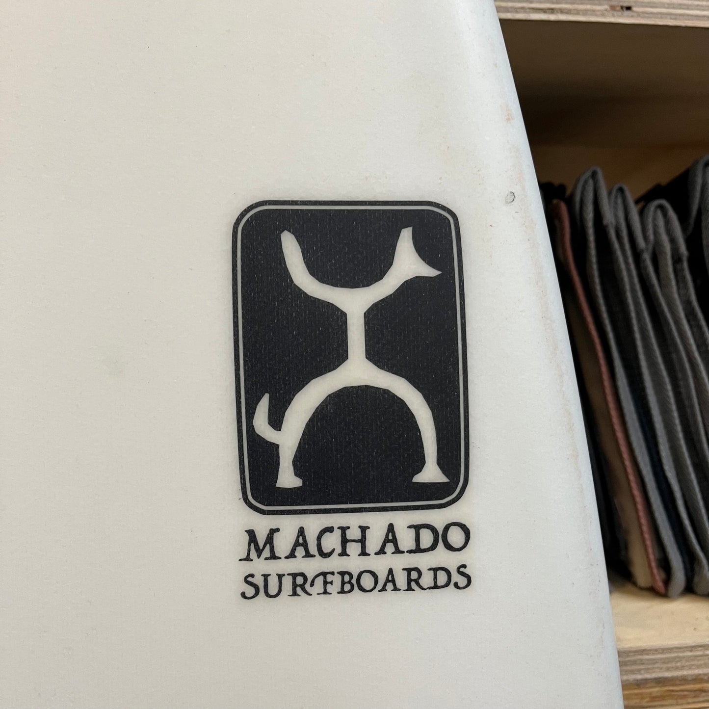 Firewire Glazer 6'1" secondhand surfboard construction close-up