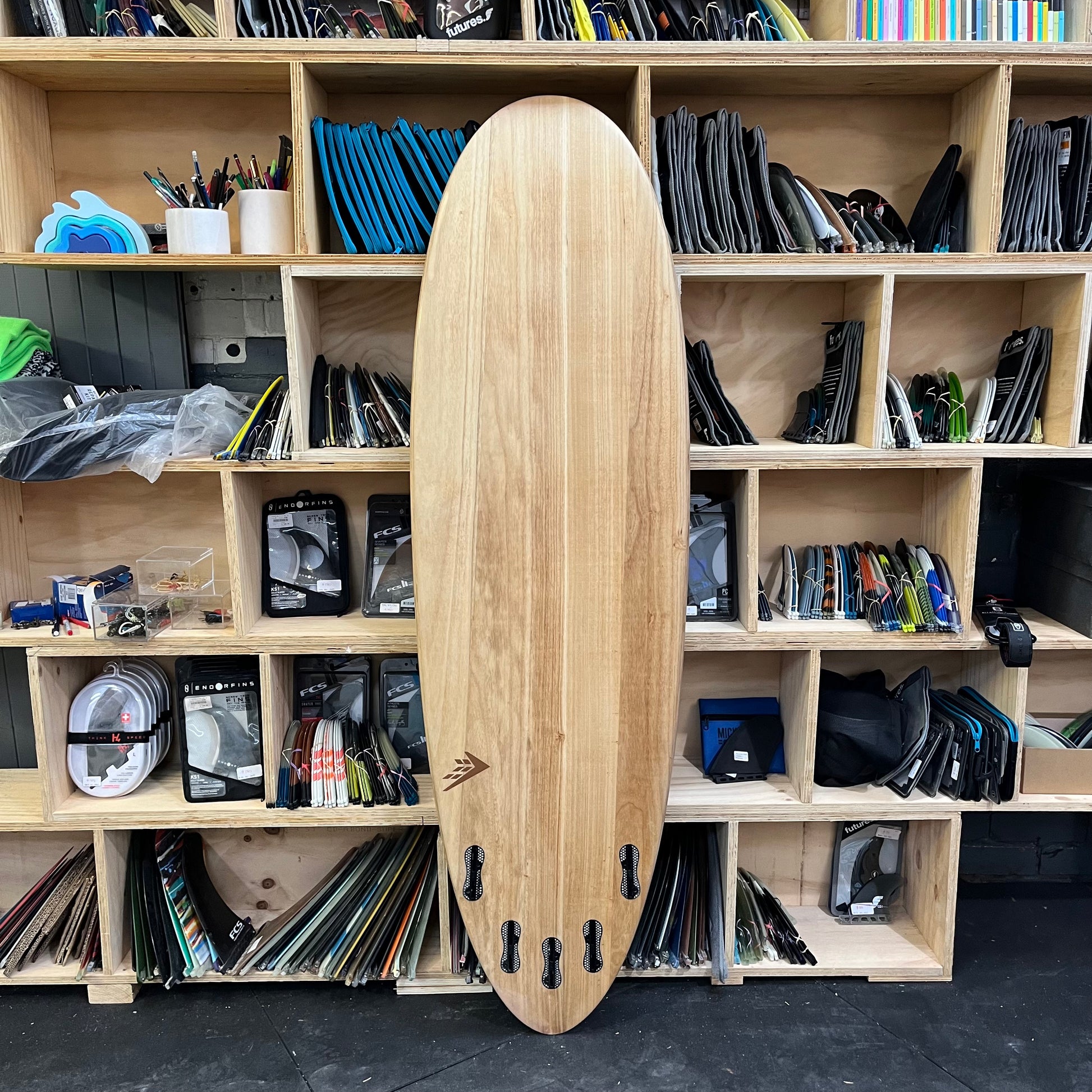 Firewire Greedy Beaver 5'10" secondhand surfboard bottom view