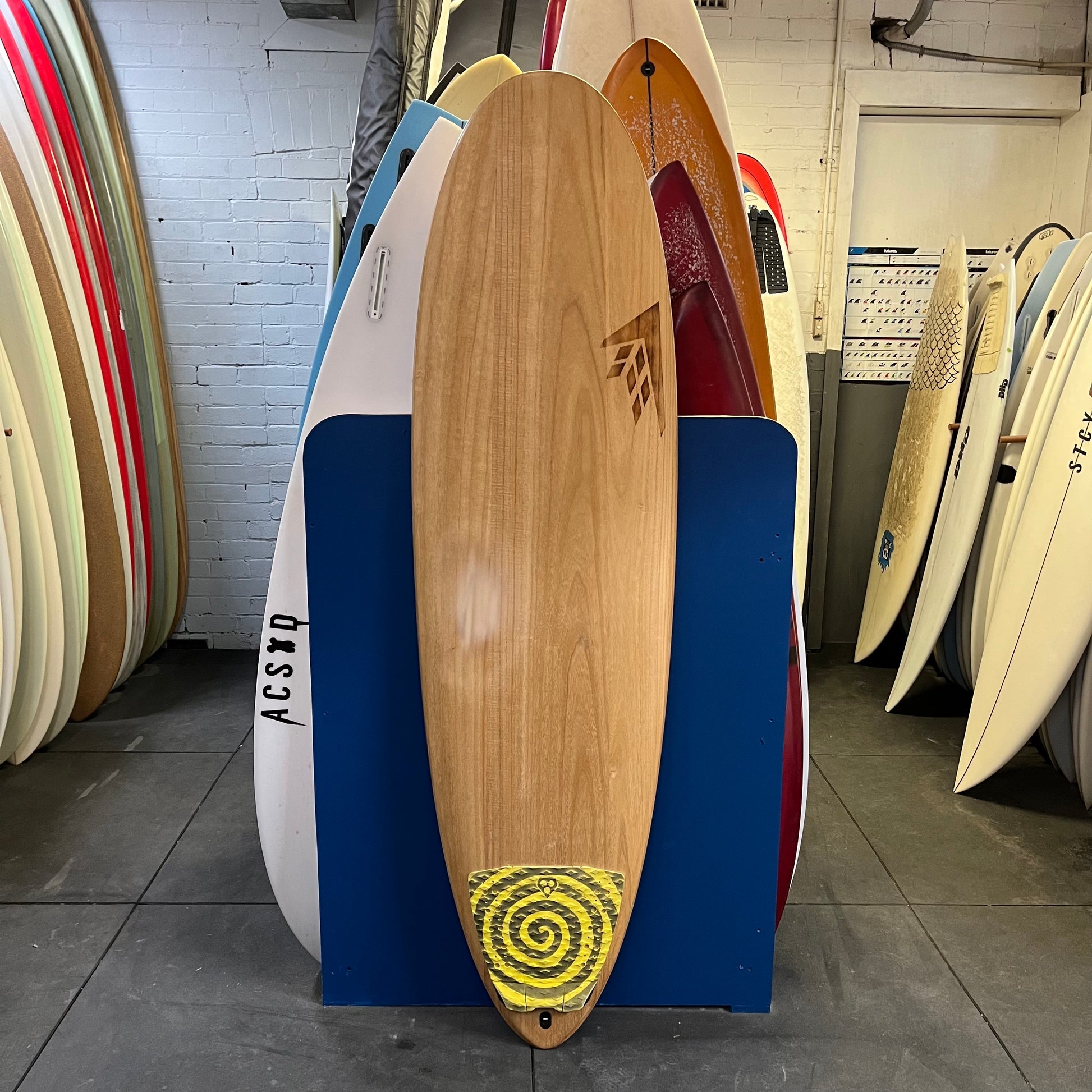 Firewire Greedy Beaver 6'4" secondhand surfboard top view