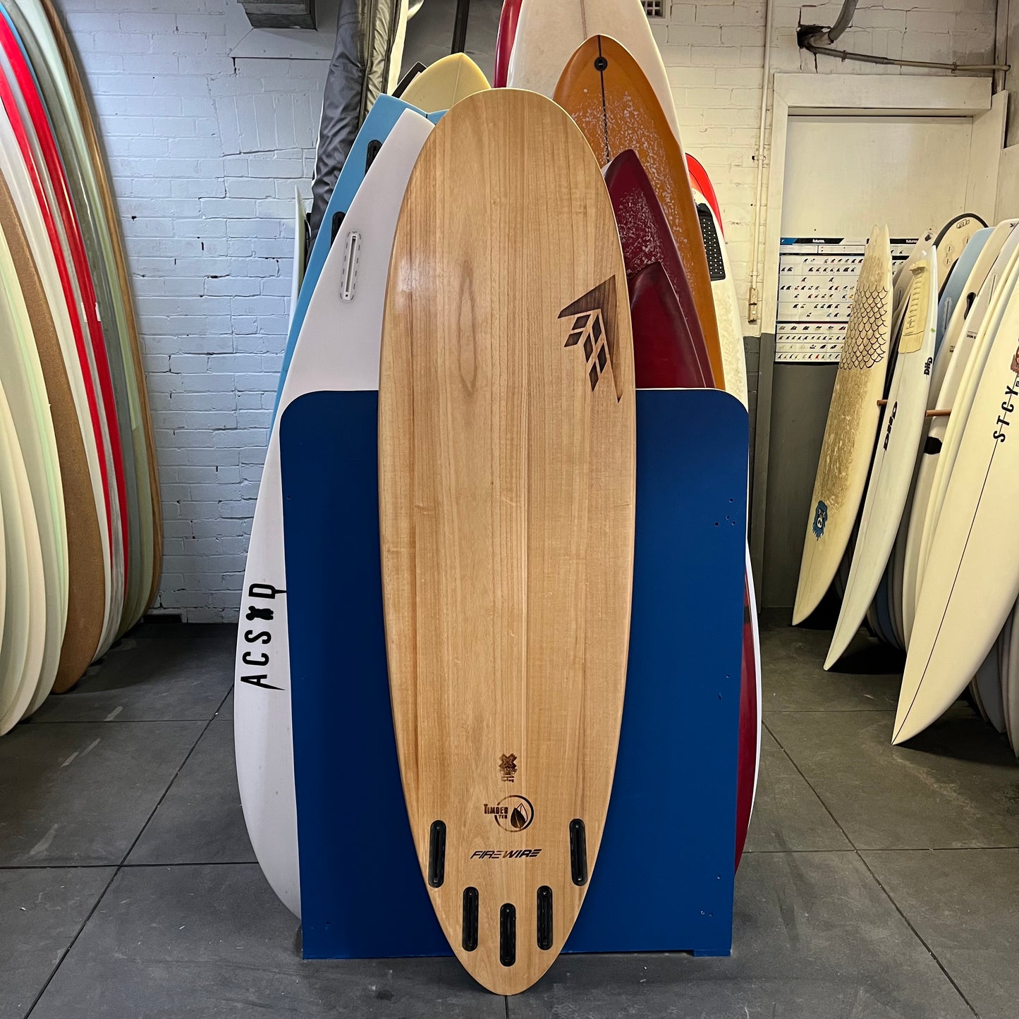 Firewire Greedy Beaver 6'4" secondhand surfboard bottom view