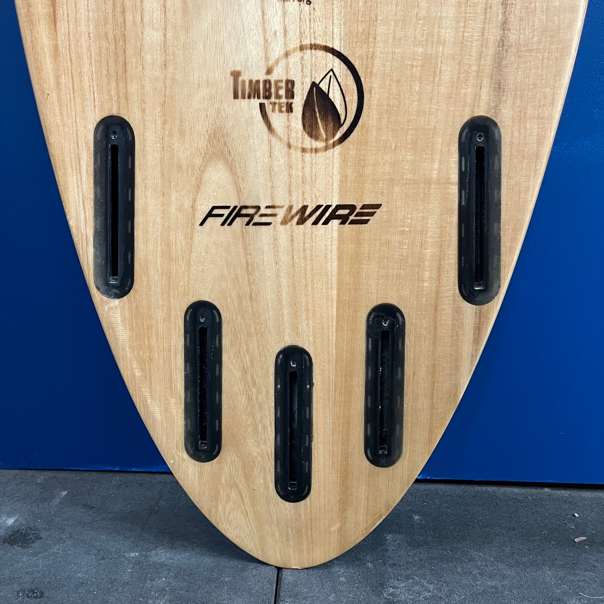 Firewire Greedy Beaver 6'4" secondhand surfboard fin box close-up