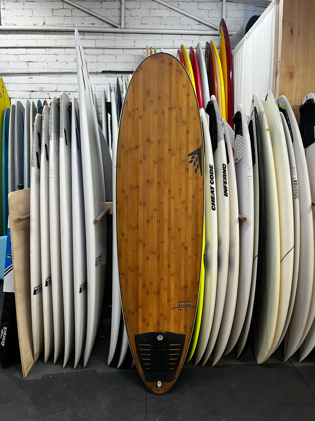 Firewire Greedy Beaver 6'6" secondhand surfboards top view