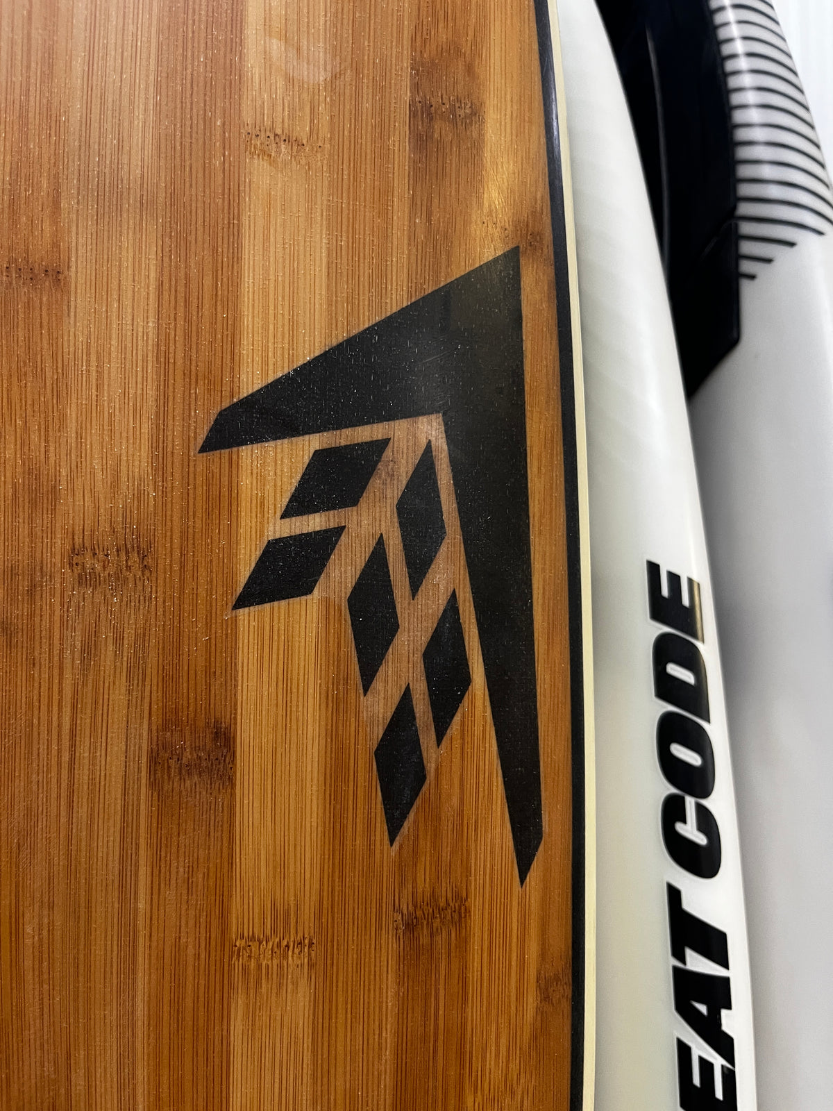 Firewire Greedy Beaver 6'6" secondhand surfboards brand logo close-up