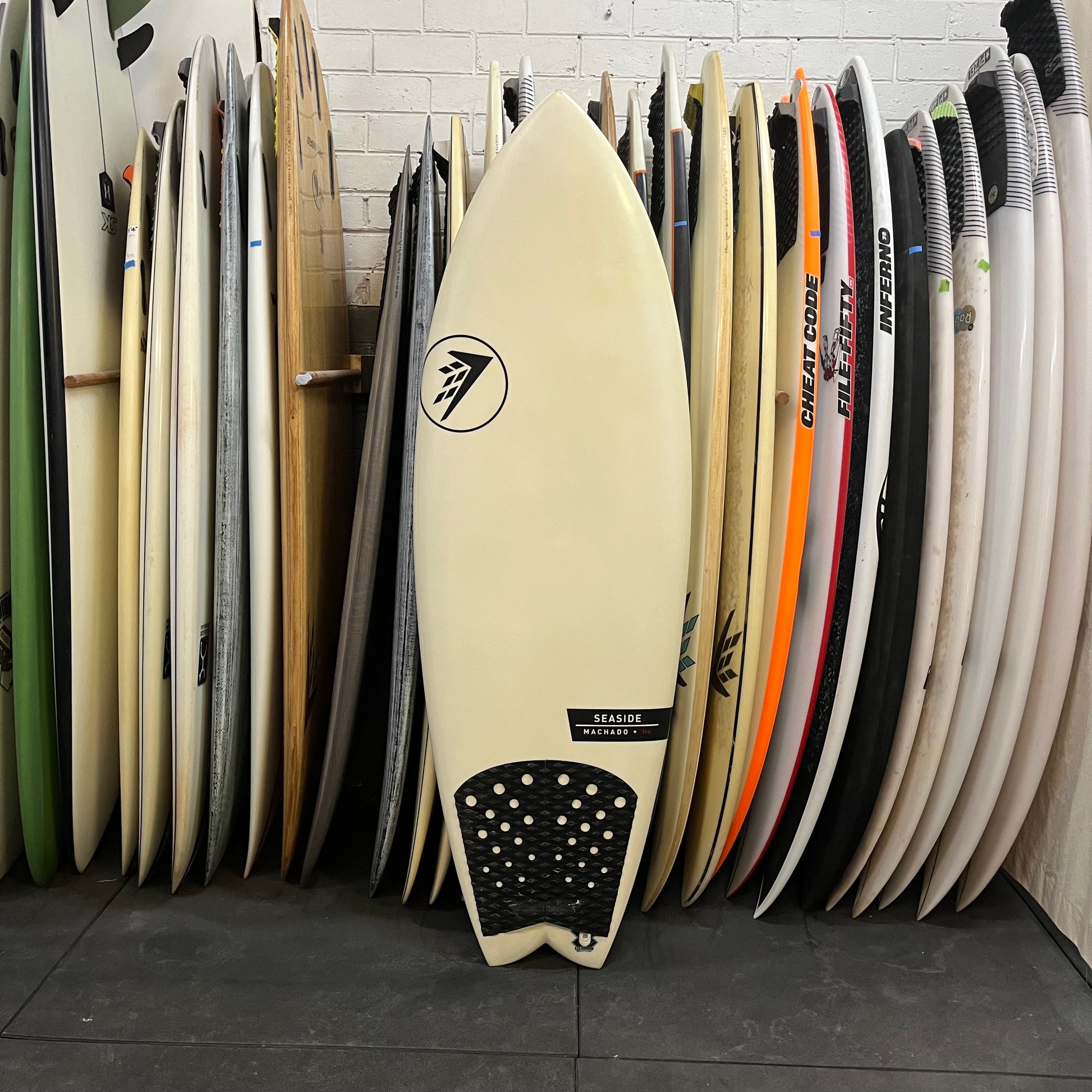 Firewire Seaside 5'5" secondhand surfboard top view