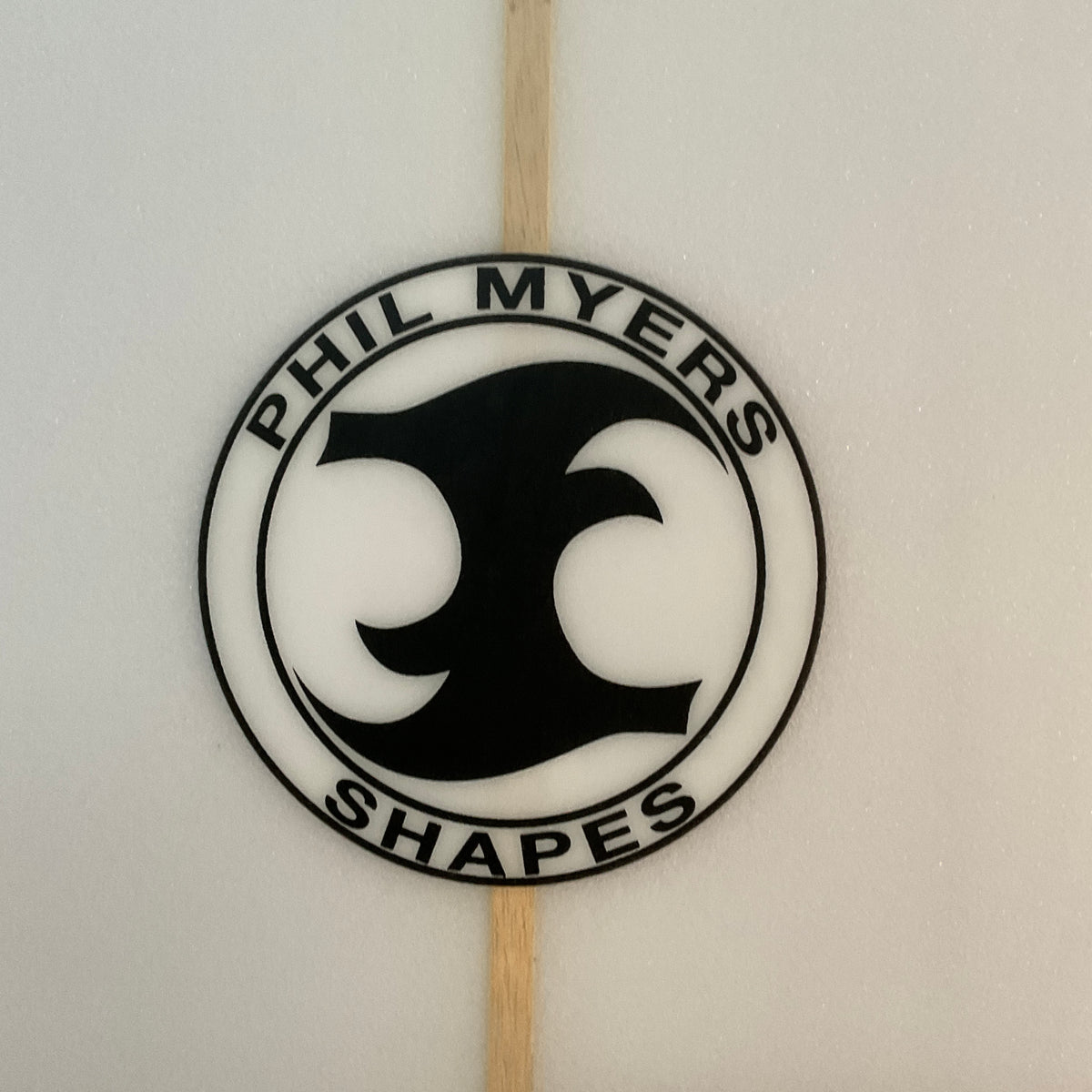 Free Flight Lotus Hybrid 7'4" secondhand surfboards construction close-up
