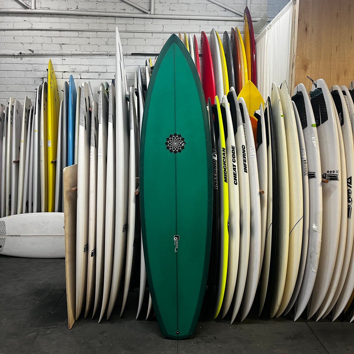 Gary McNeill Maxi Pip 6'11" secondhand surfboards top view