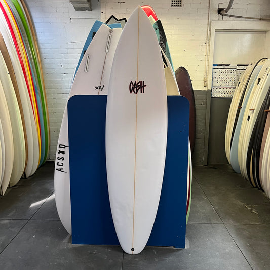 Greg brown/Gash custom WPF 6'5" secondhand surfboard top view