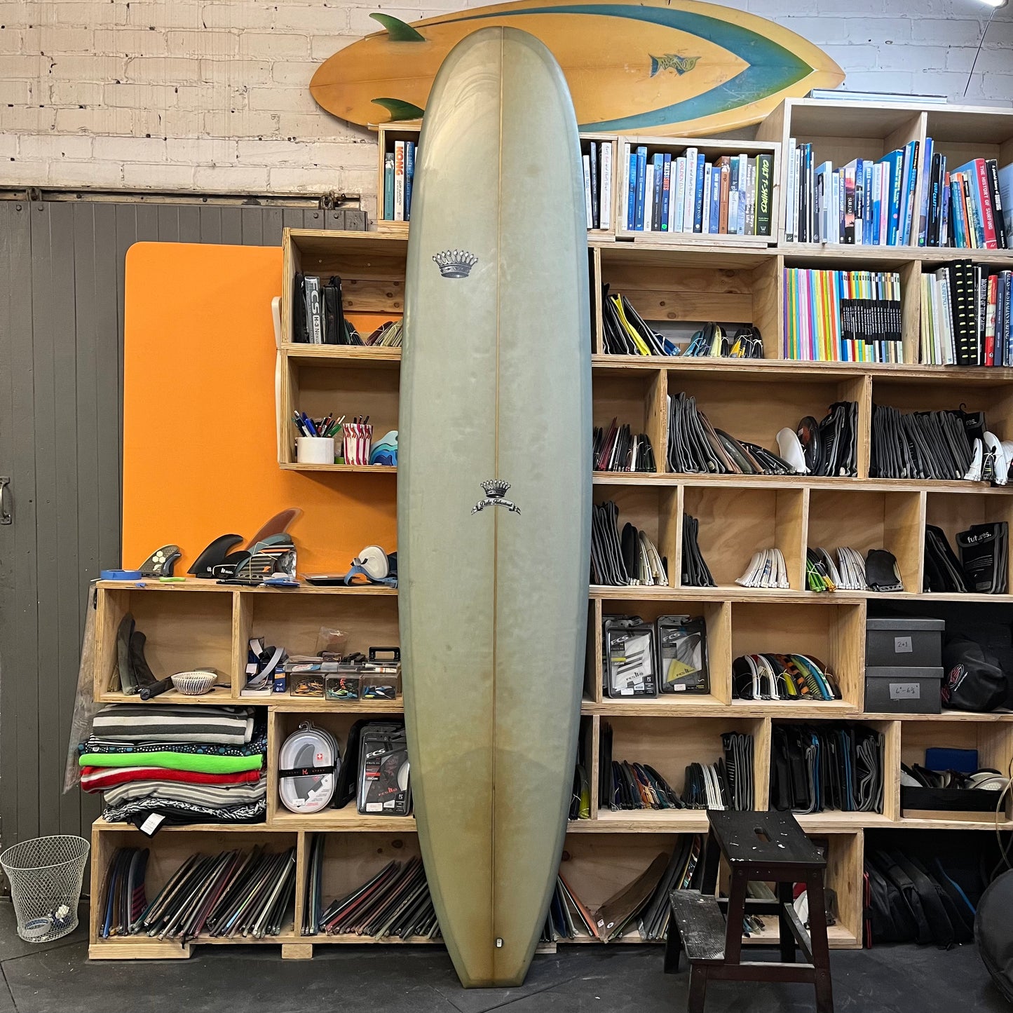 Greg Brown/Duke Tubesteak longboard 9'2" secondhand surfboard top view