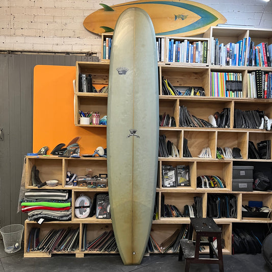 Greg Brown/Duke Tubesteak longboard 9'2" secondhand surfboard top view