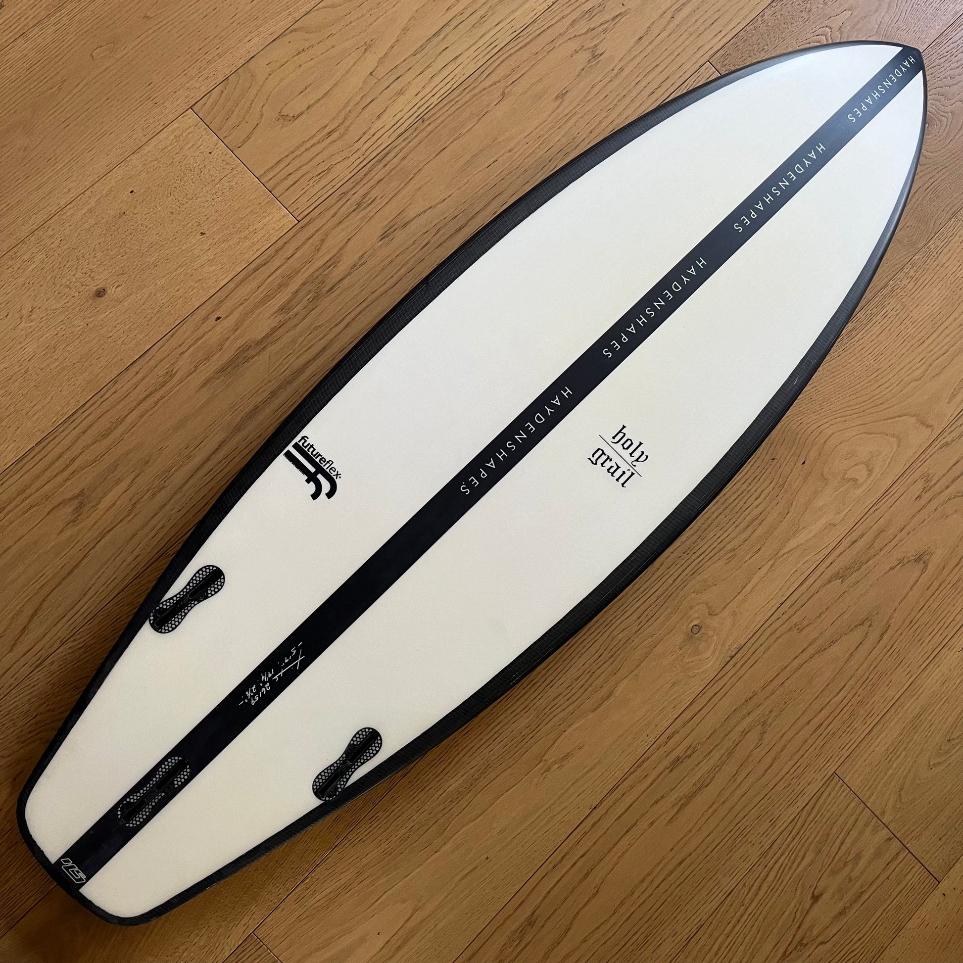 Hayden Shapes Holy Grail 5'9" secondhand surfboard bottom view