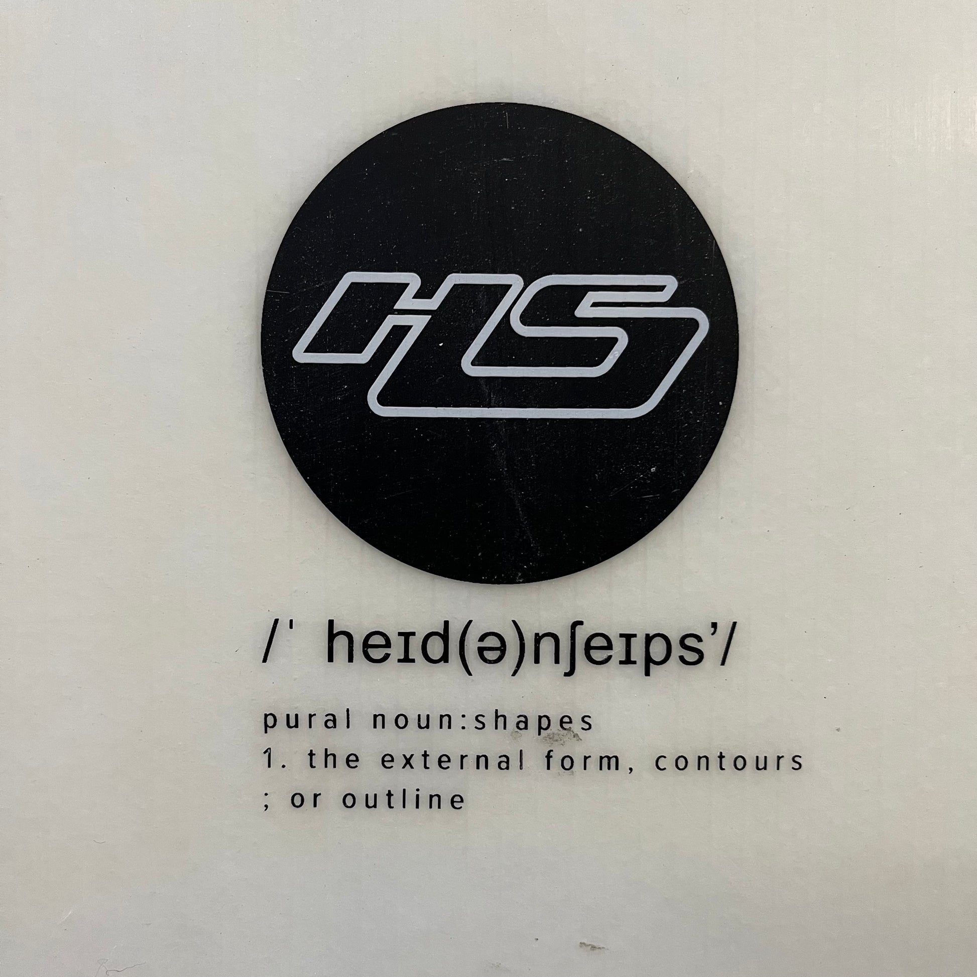 Hayden Shapes Hypto Krypto 5'7" secondhand surfboard brand logo close-up