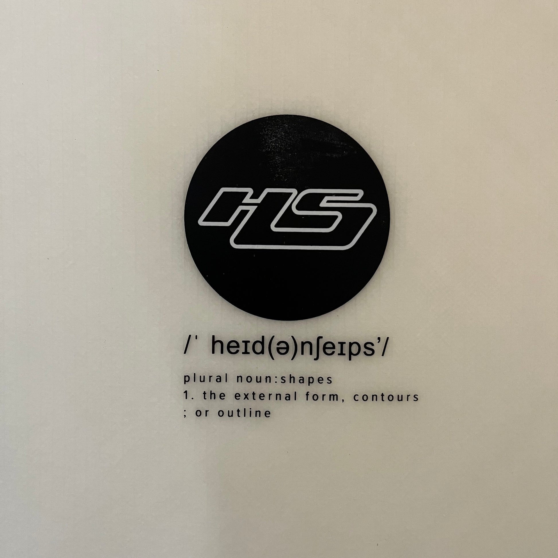 Hayden Shapes Hypto Krypto 6'4" secondhand surfboard brand logo close-up