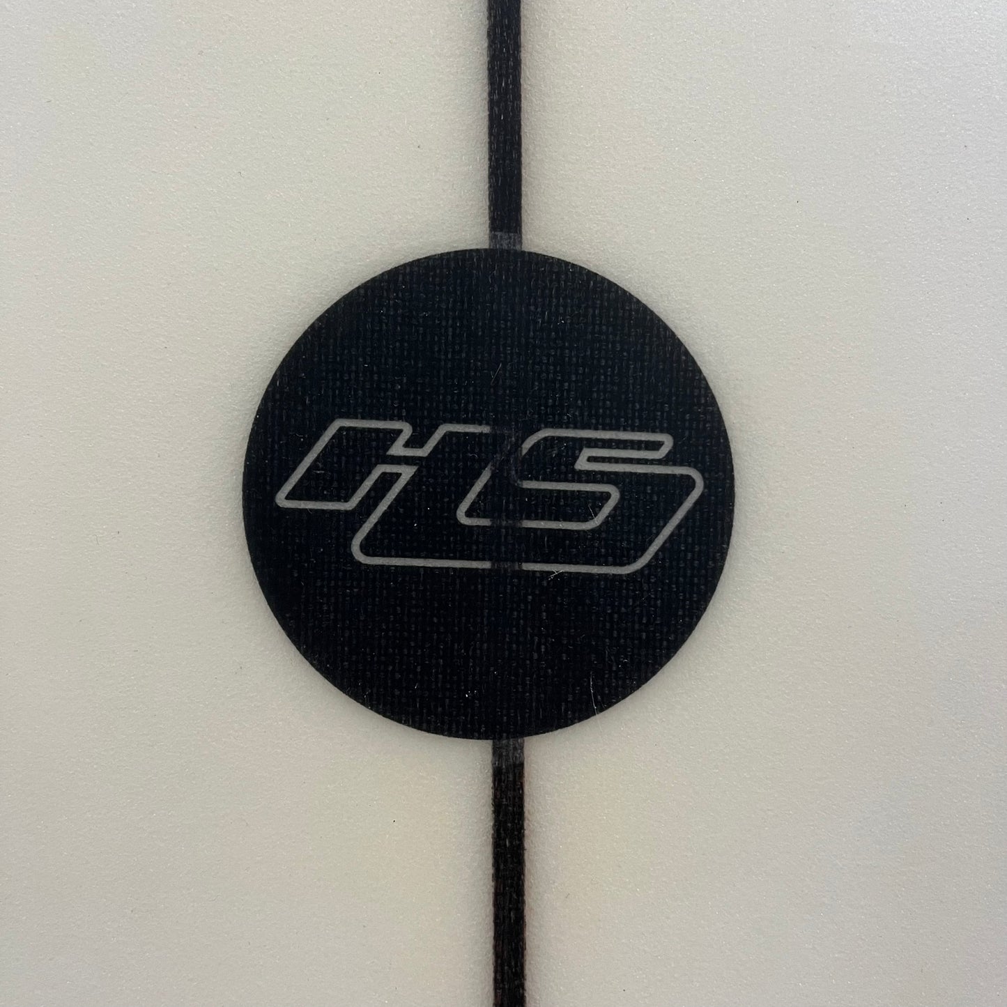 Hayden Shapes Loot 6'1" secondhand surfboard brand logo close-up