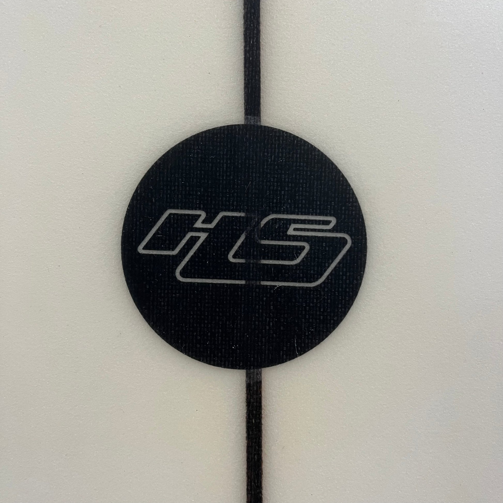 Hayden Shapes Loot 6'1" secondhand surfboard brand logo close-up