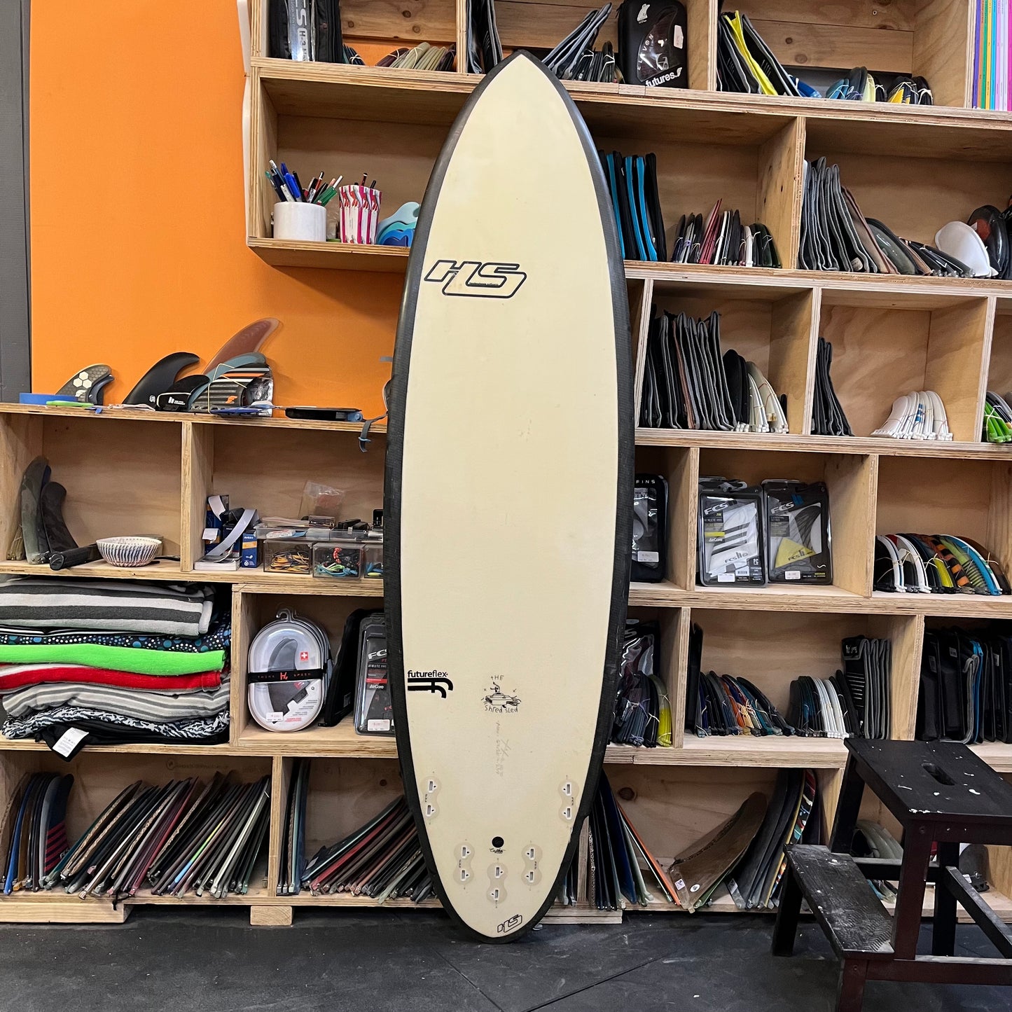Hayden Shapes Shred Sled 6'4" secondhand surfboard bottom view