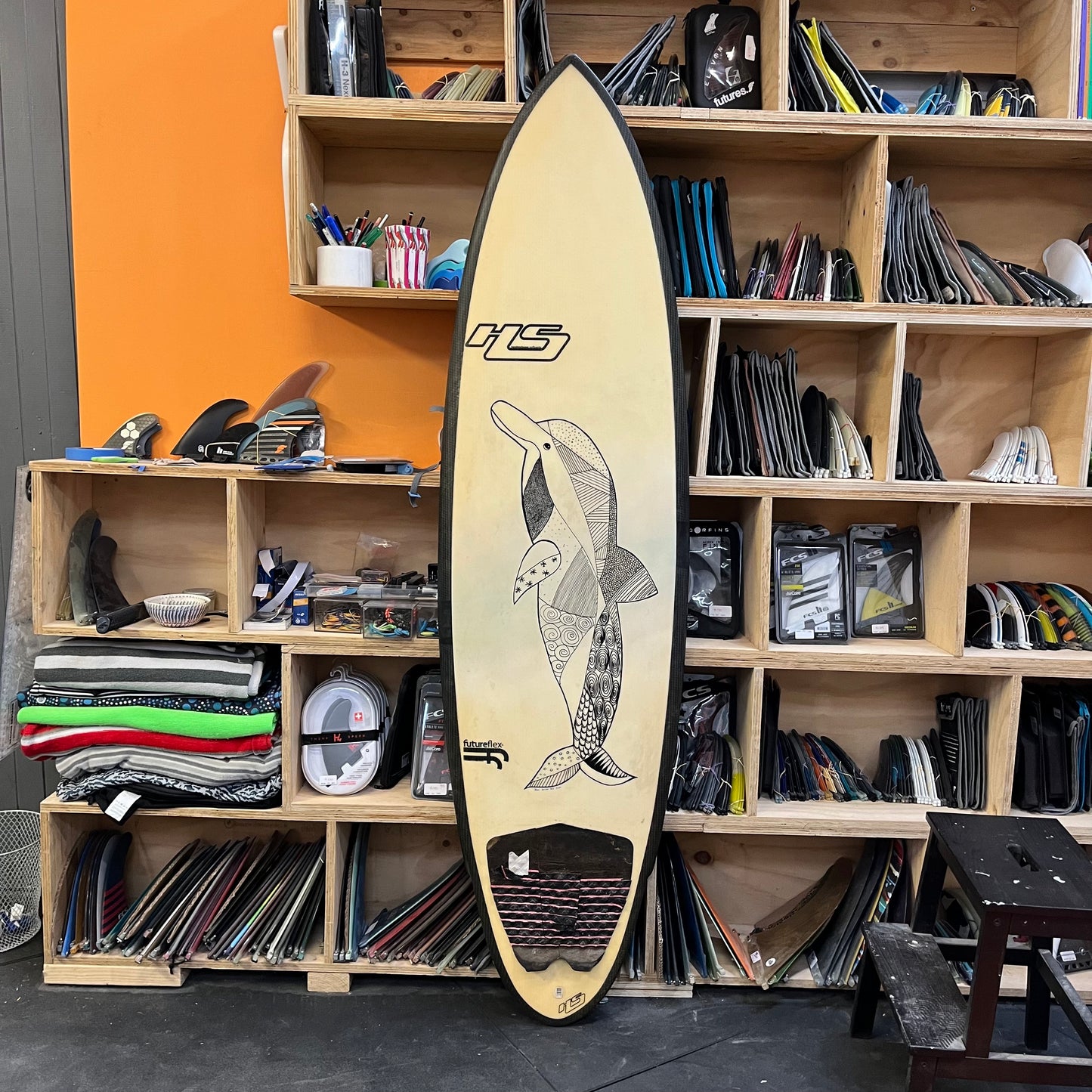 Hayden Shapes Shred Sled 6'4" secondhand surfboard top view