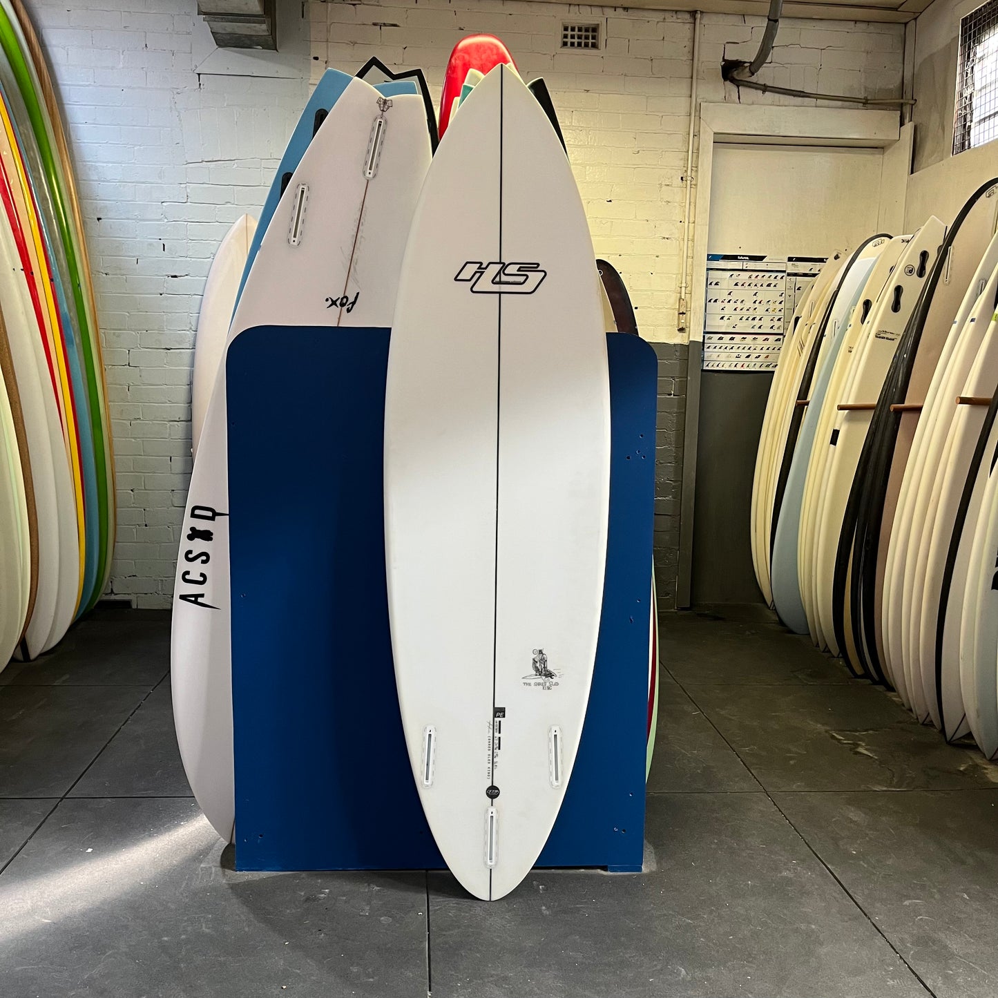 Hayden Shapes Shred Sled King 6'5" secondhand surfboard bottom view