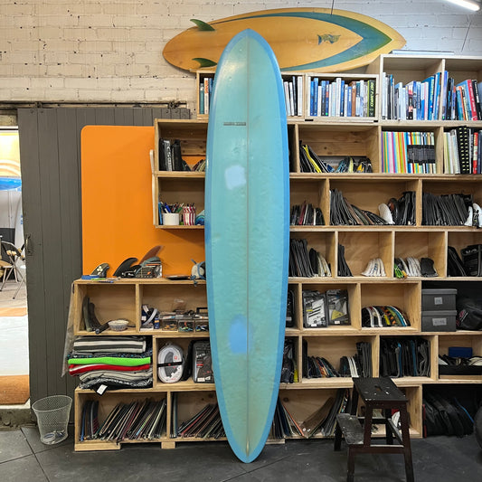 Hightide performance longboard 9'2" secondhand surfboard top view