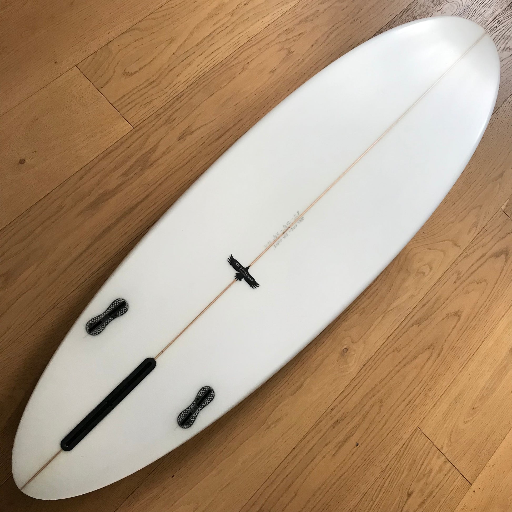 Joel Fitzgerald Surfboards Sea Gypsy 6'2" secondhand surfboard bottom view