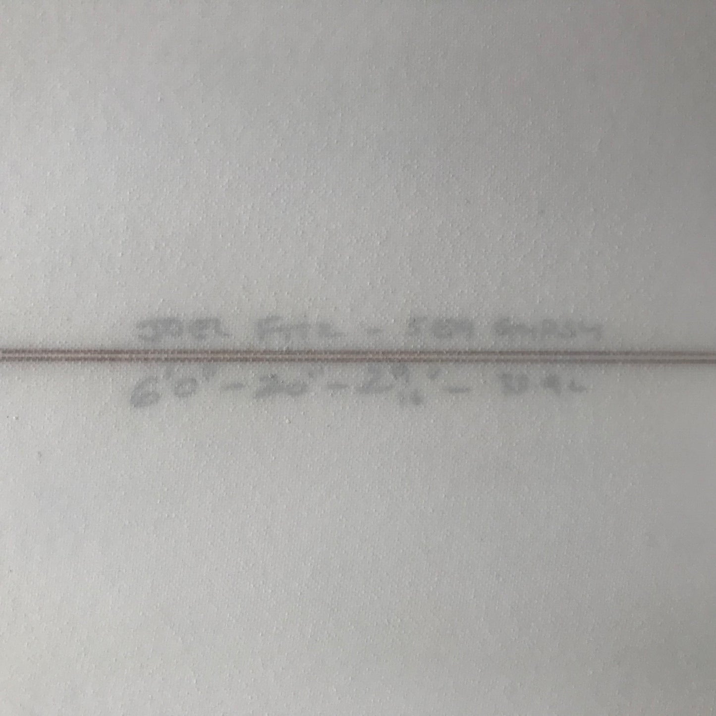 Joel Fitzgerald Surfboards Sea Gypsy 6'0" secondhand surfboard dimensions close-up