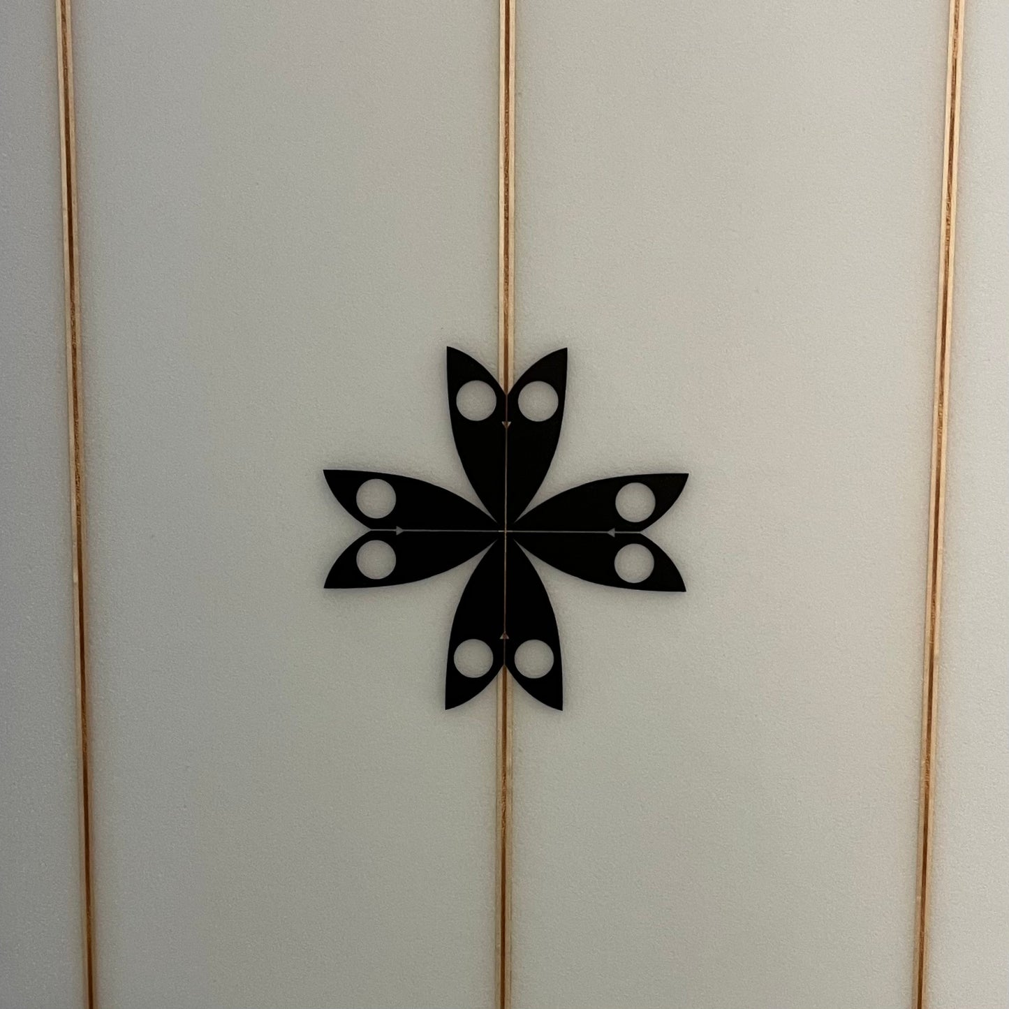 Joel Fitzgerald Surfboards Cosmic Twin 6'8" secondhand surfboard logo close-up