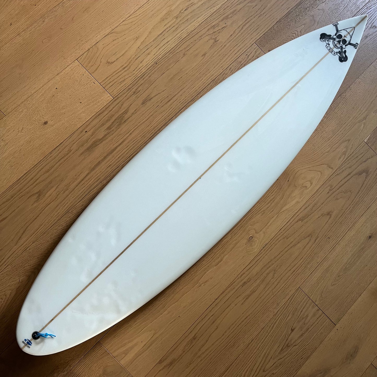 Jolly Roger 1234 6'2" secondhand surfboard top view