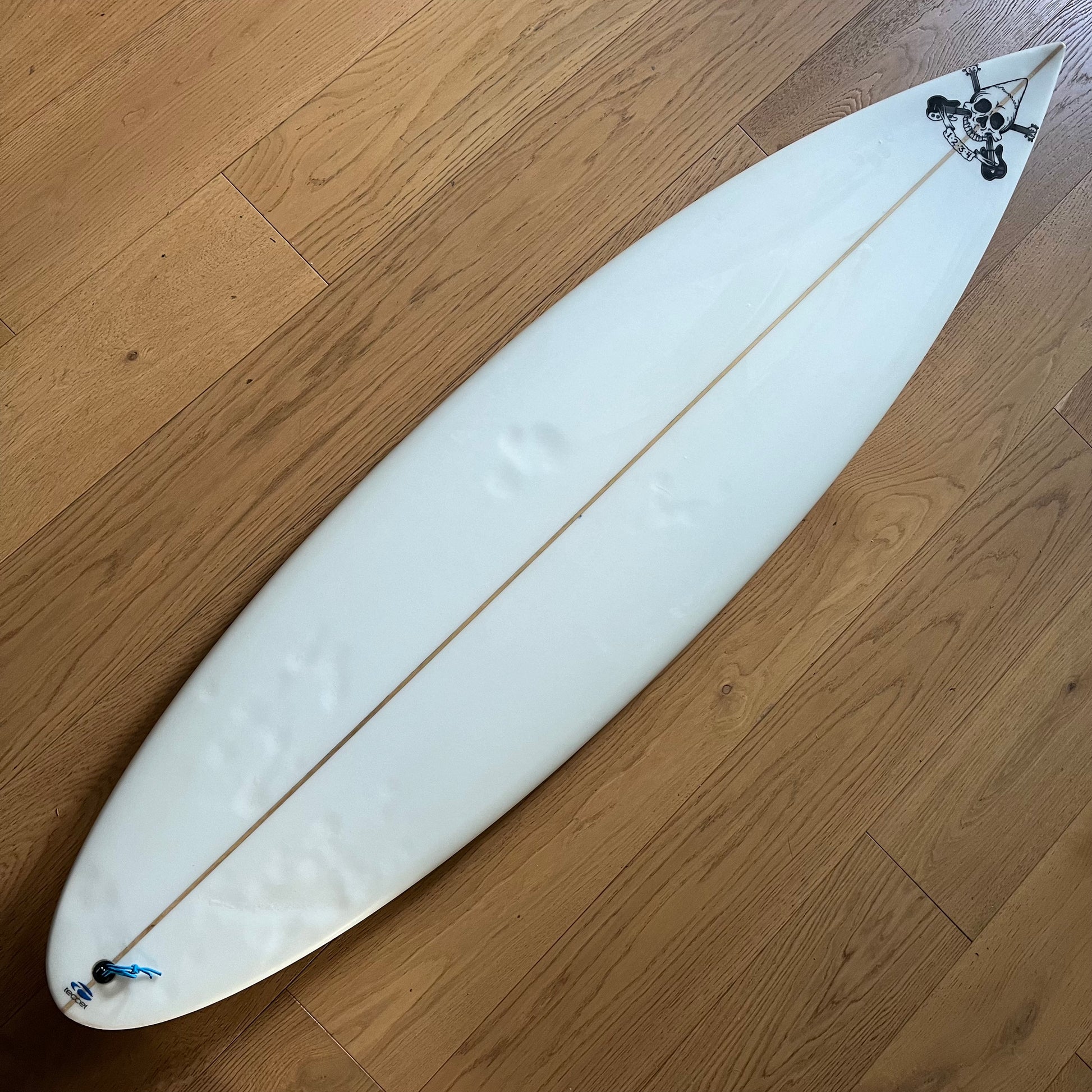 Jolly Roger 1234 6'2" secondhand surfboard top view