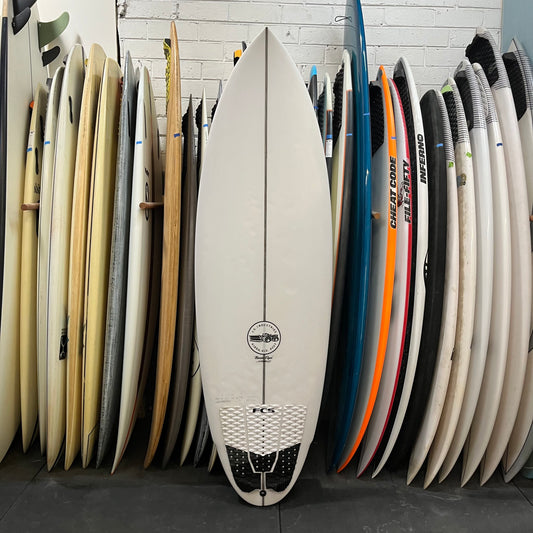 JS Industries Baron Flyer 5'10" secondhand surfboard top view