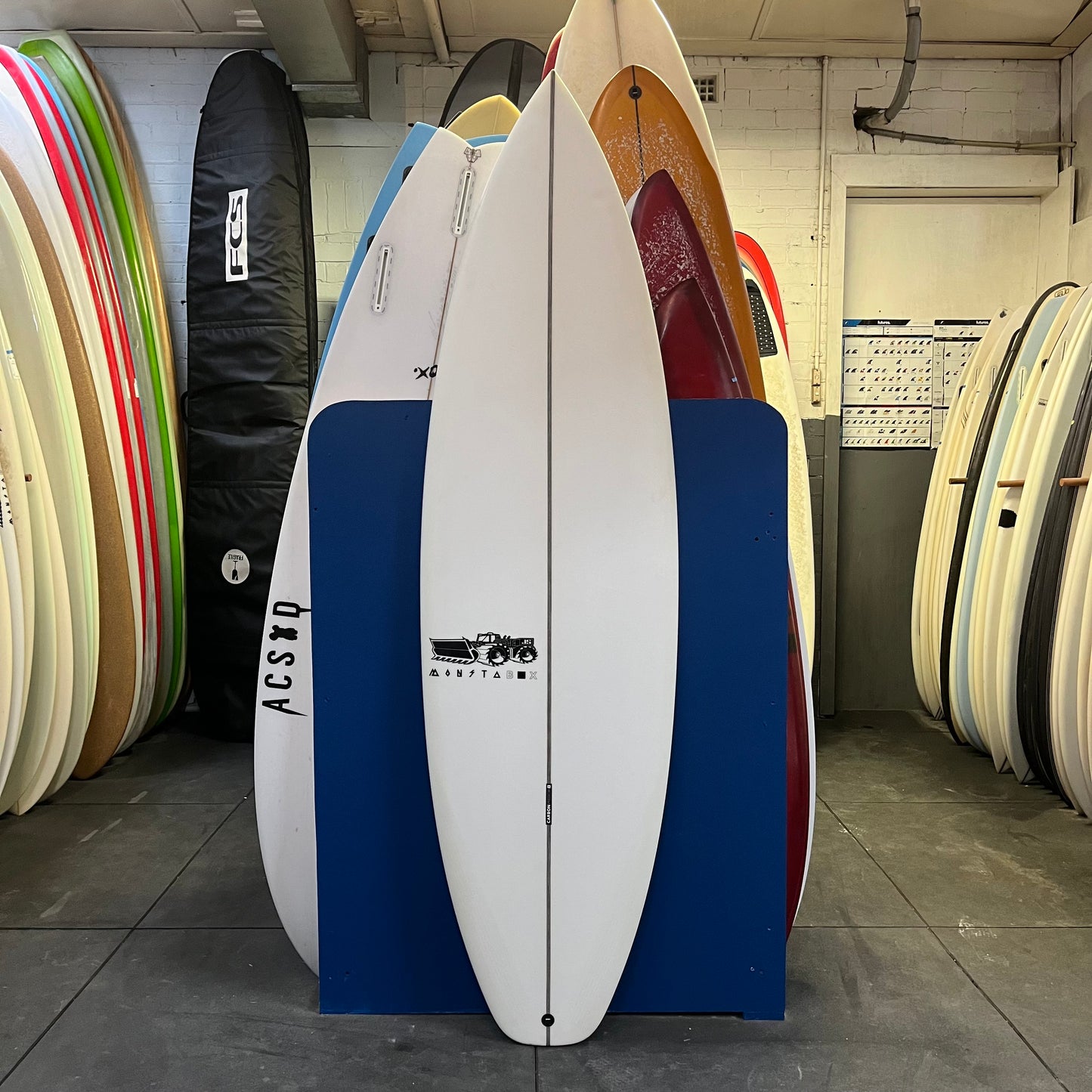 JS Industries Monstabox 2020 6'4" secondhand surfboard top view