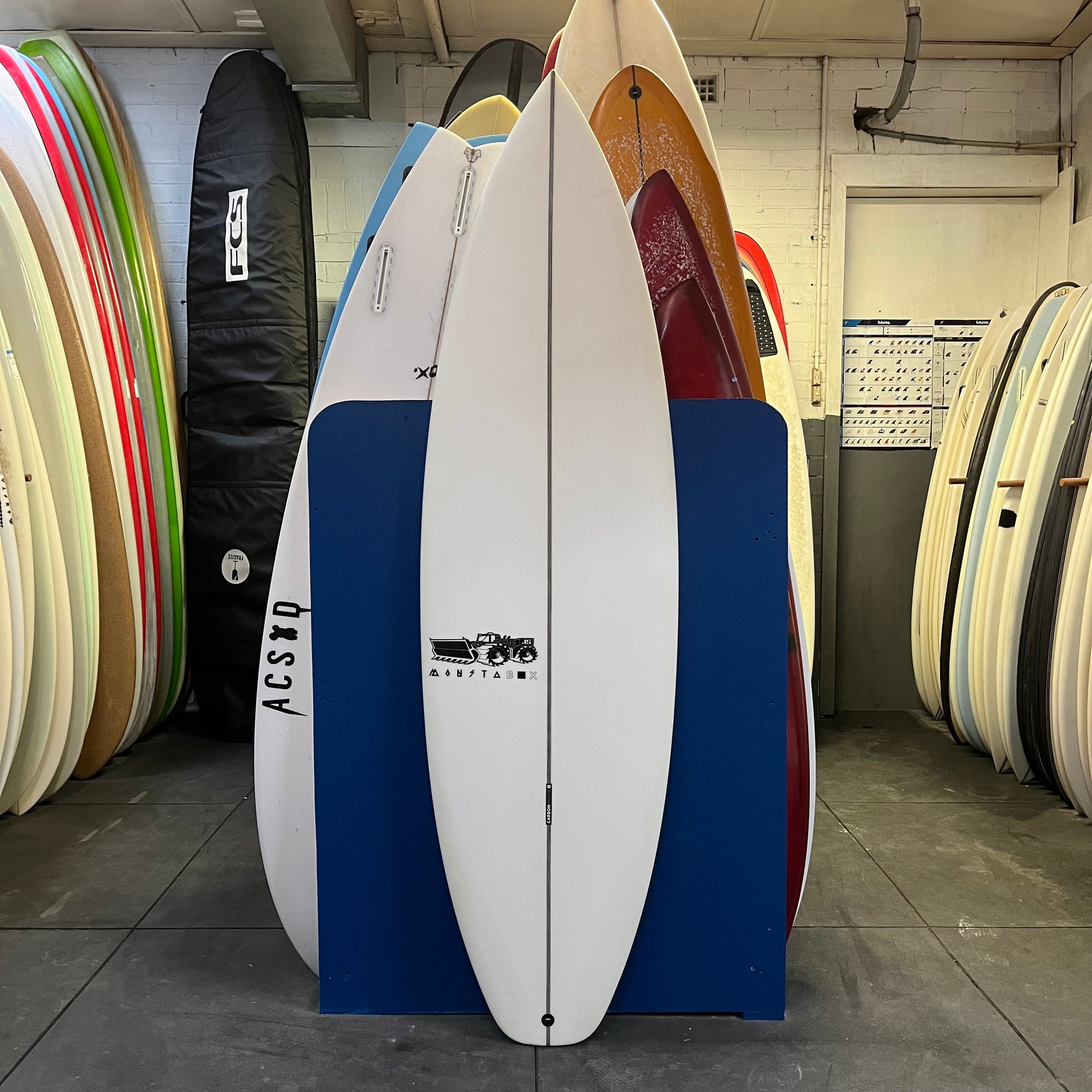 JS Industries Monstabox 2020 6'4" secondhand surfboard top view