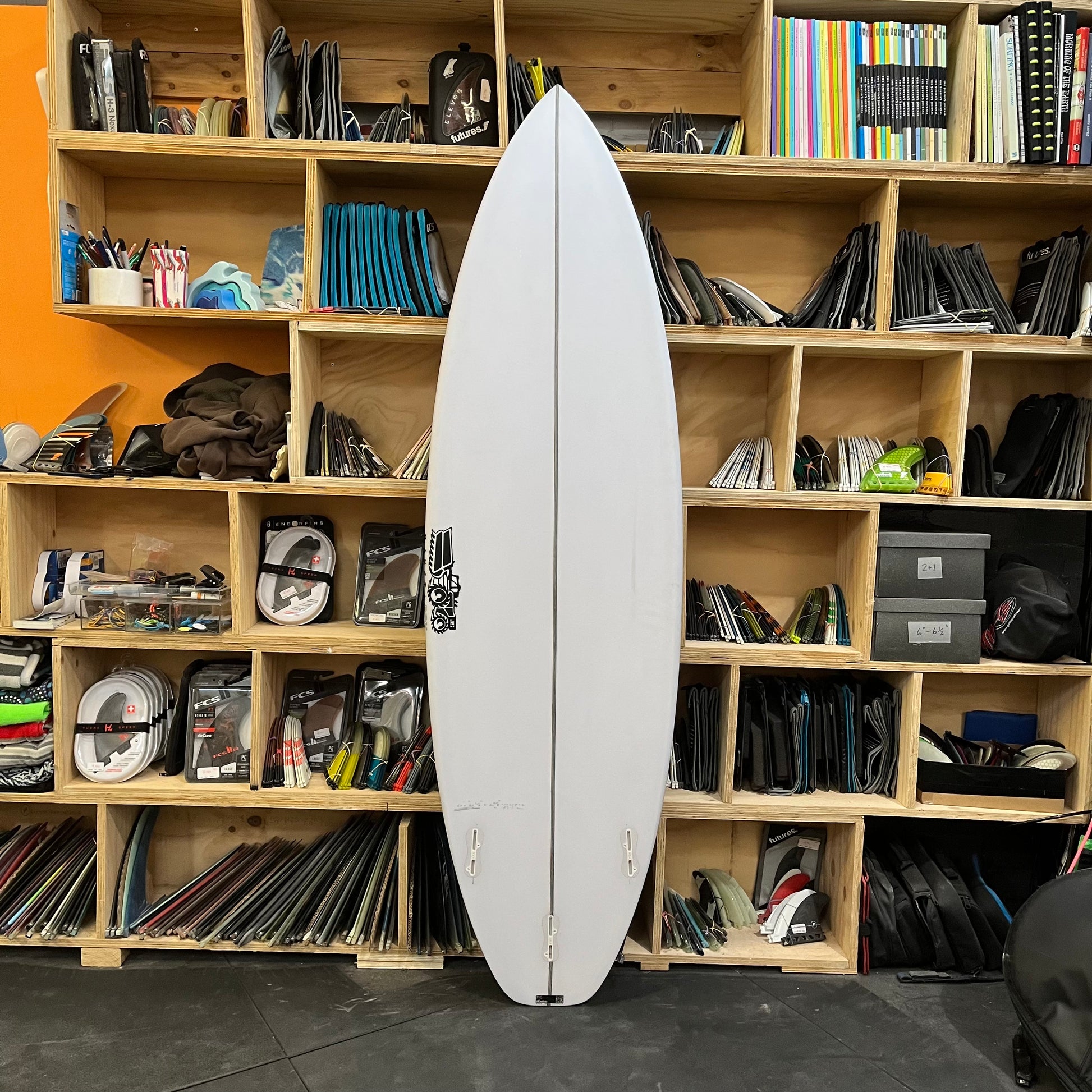 JS Industries Monsta Box 6'7" secondhand surfboard bottom view