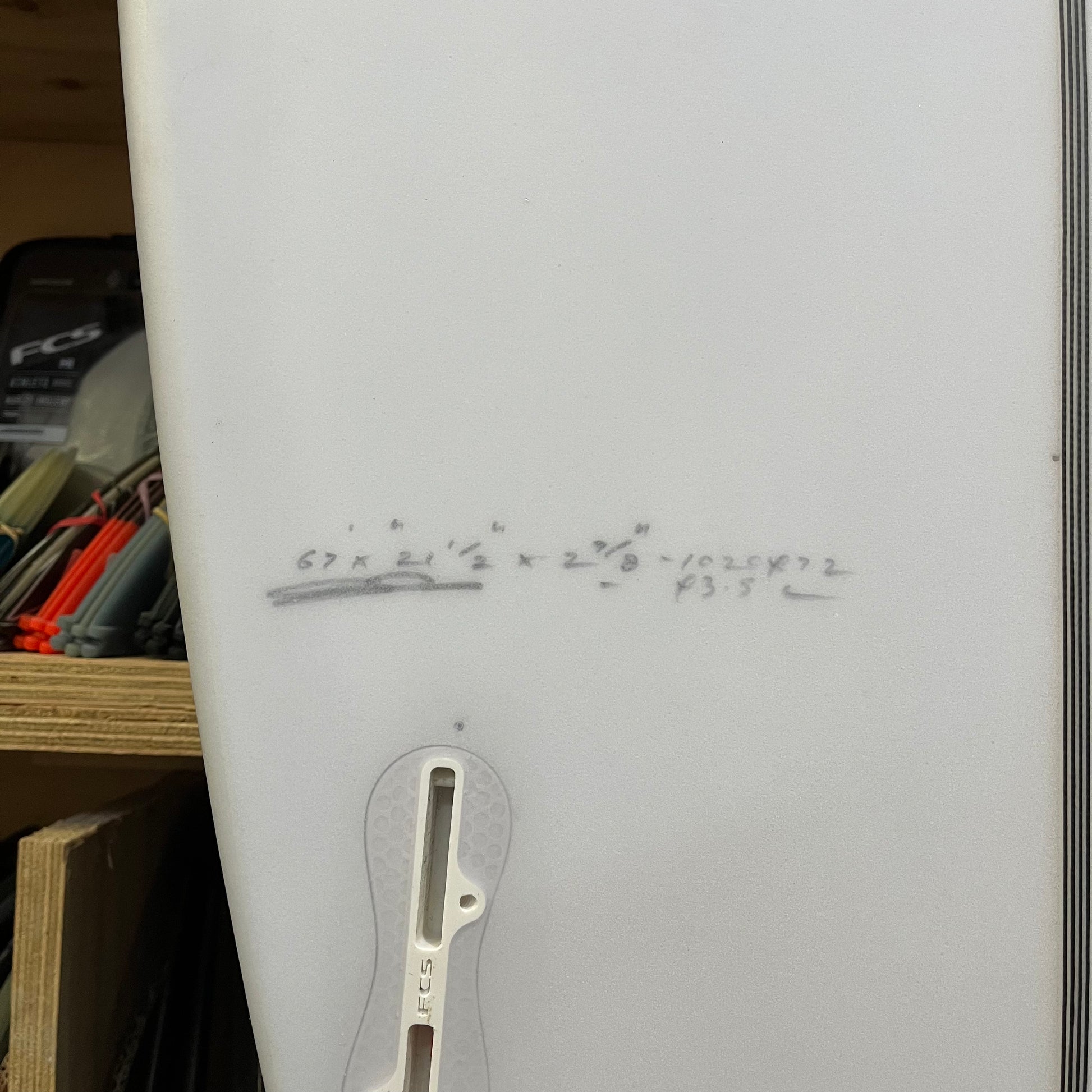 JS Industries Monsta Box 6'7" secondhand dimensions close-up