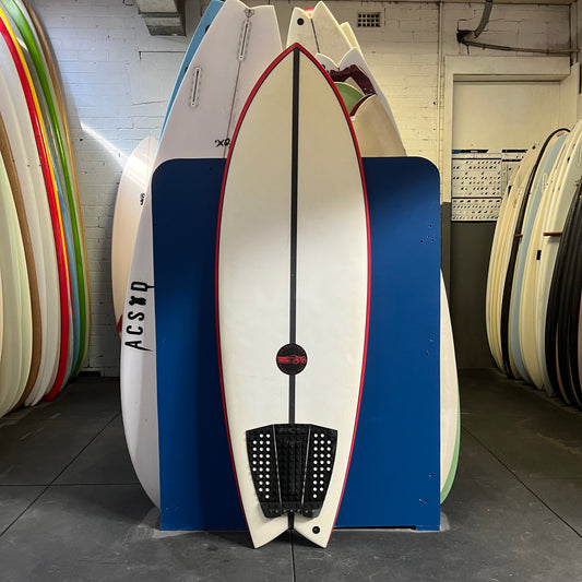 JS Red Baron 5'6" secondhand surfboard front view