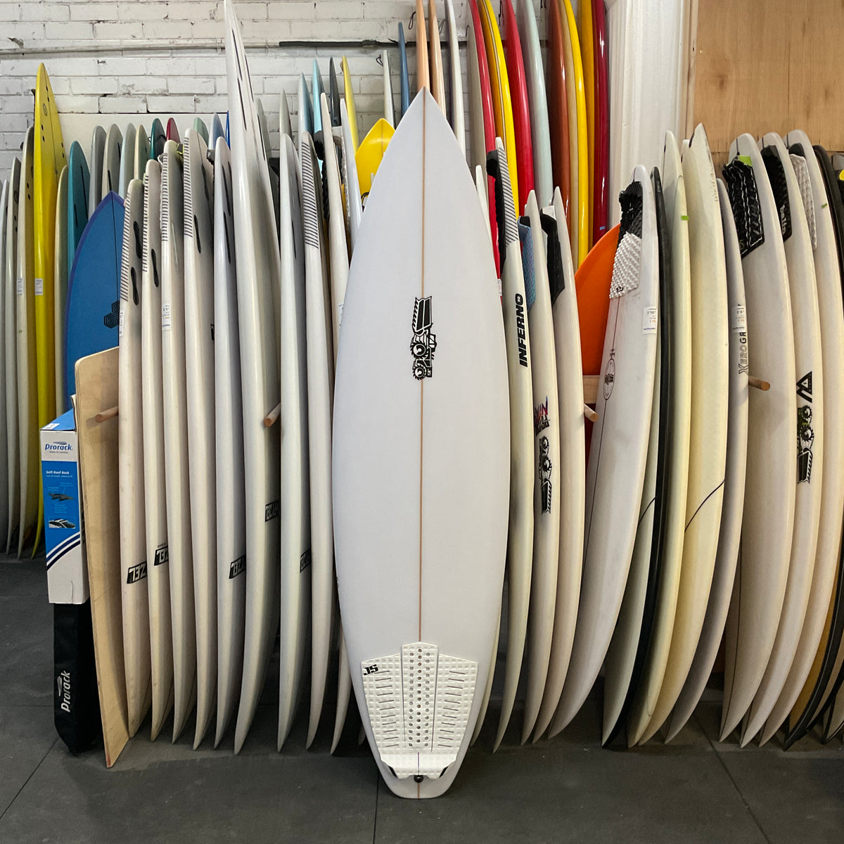 JS Xero Gravity 6’3” secondhand surfboards top view