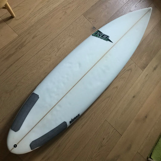 Kirk Bierke Step-Up 6'4" secondhand surfboard top view