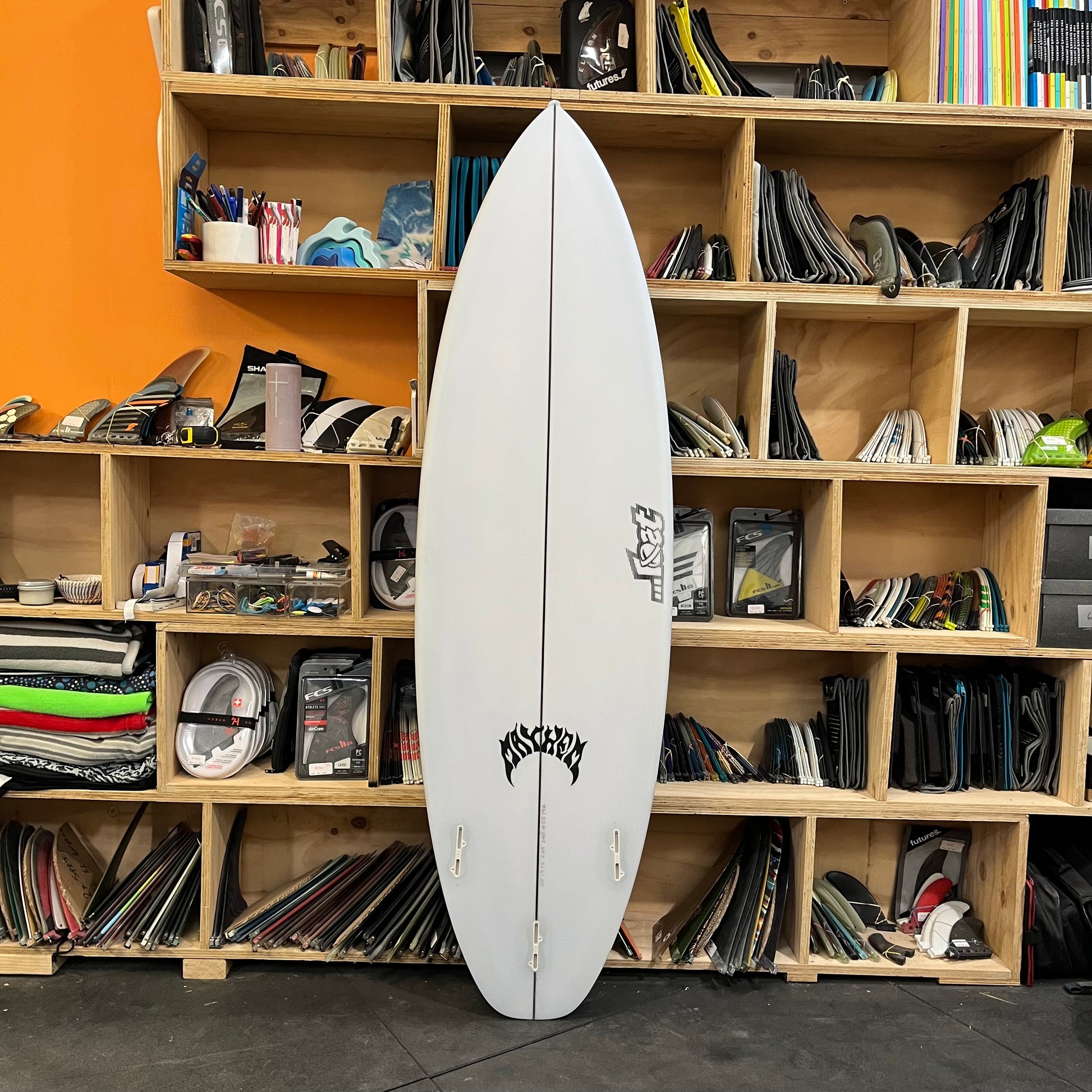 Lost Mayhem Big Rig Driver 6'0" secondhand surfboard bottom view