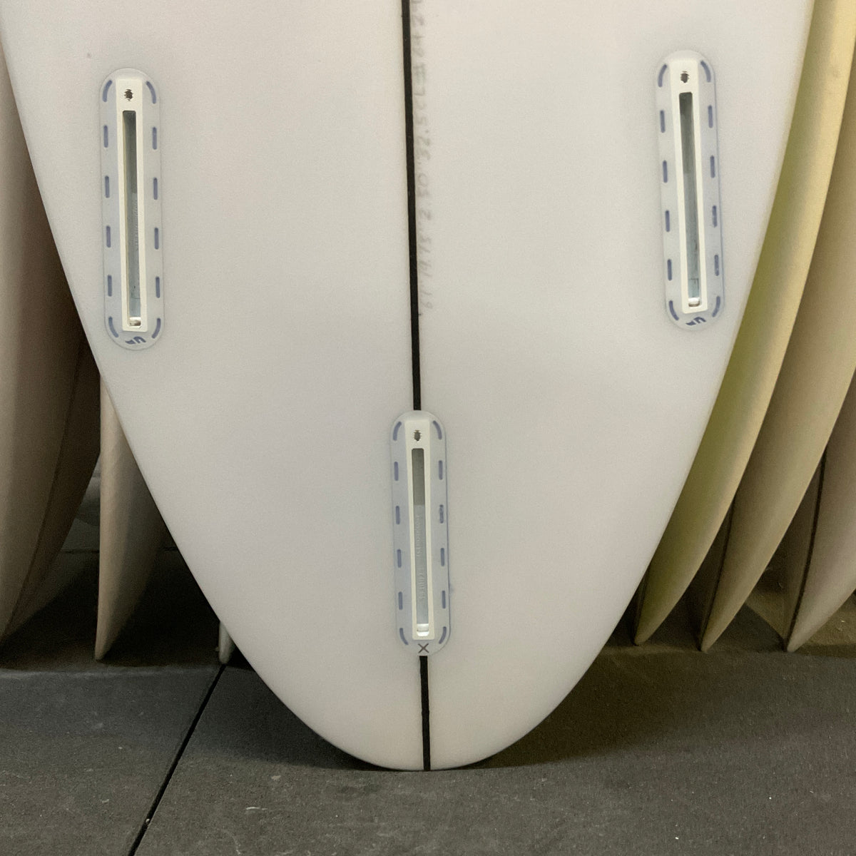 Lost Mayhem Mini Driver 6'1" secondhand surfboards fin box close-up