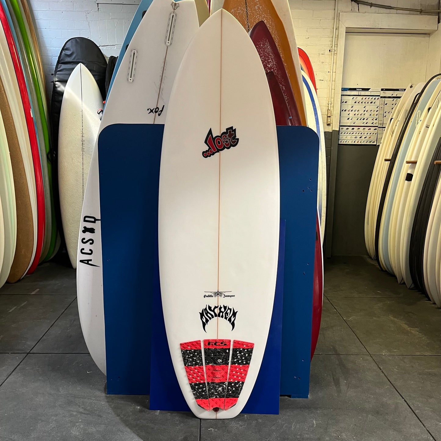 Lost Mayhem Puddle Jumper 5'10" secondhand surfboard top view