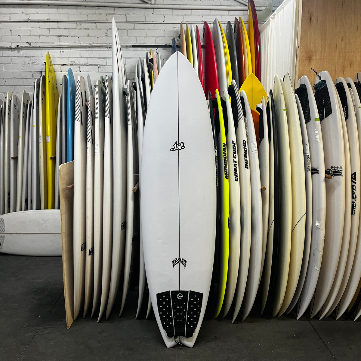 Lost Mayhem RNF Kingfish 6'6" secondhand surfboards top view