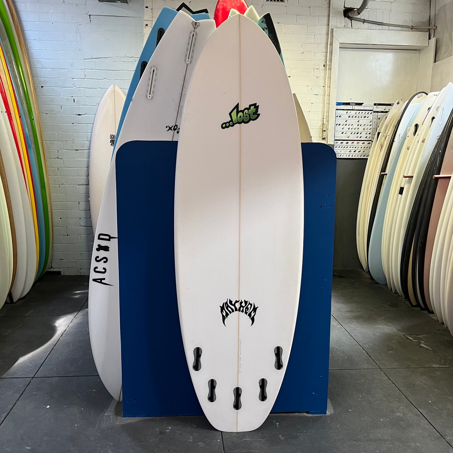 Lost Mayhem Puddle Jumper HP 6'2" secondhand surfboard bottom view