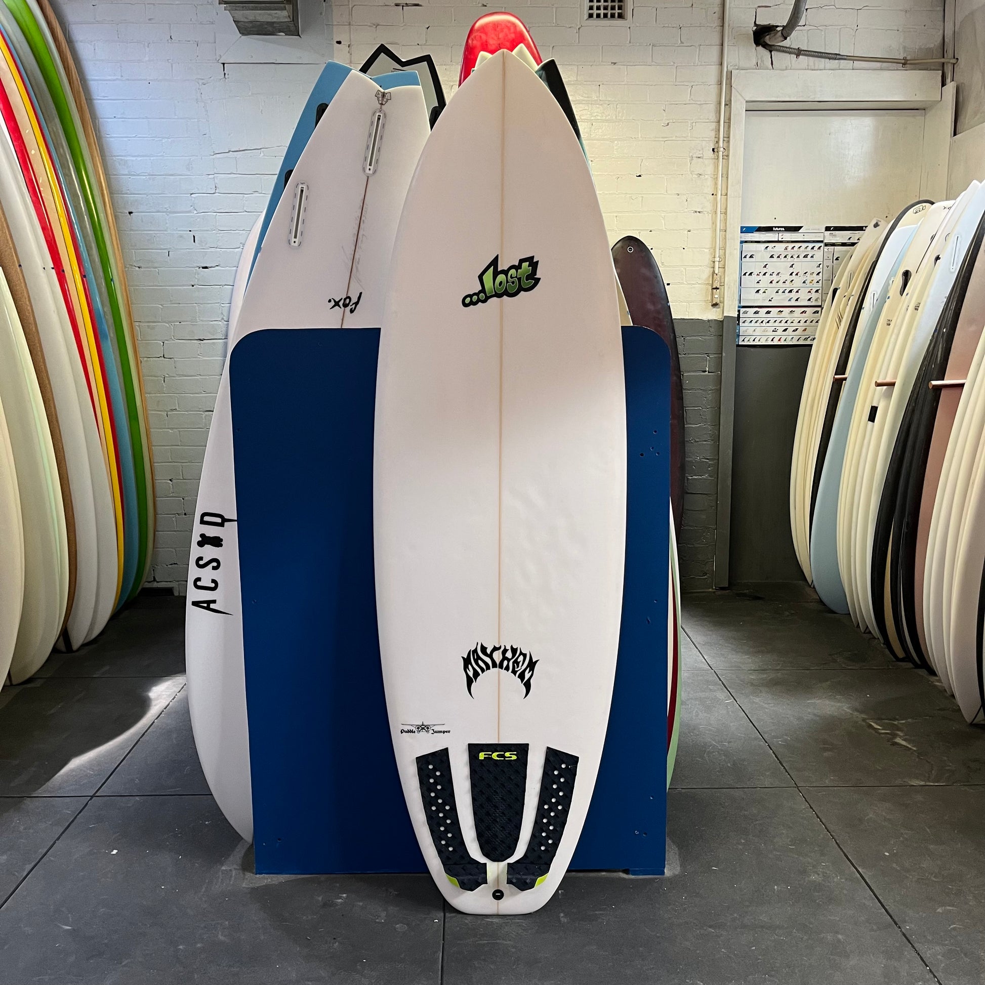 Lost Mayhem Puddle Jumper HP 6'2" secondhand surfboard top view