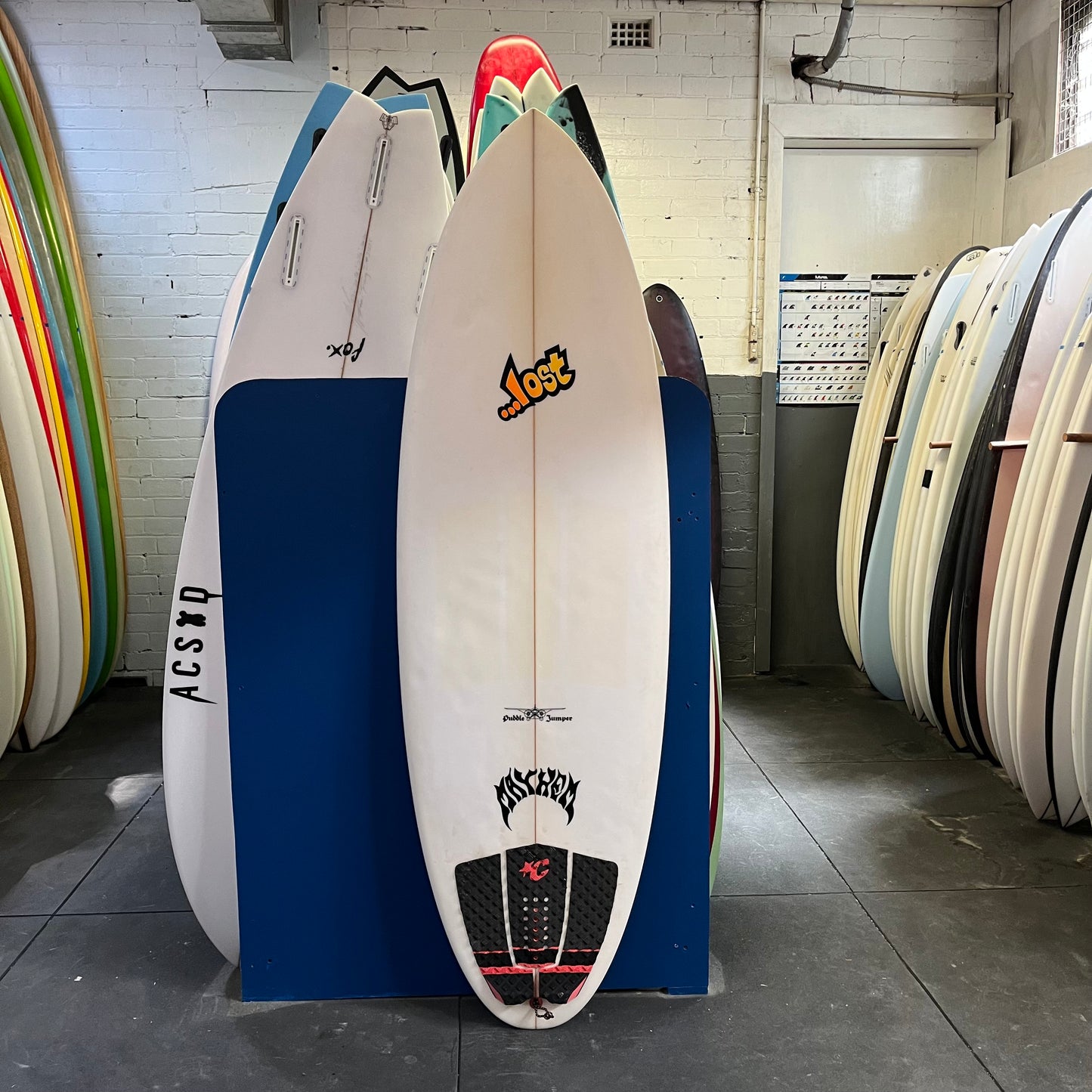 Lost Mayhem Puddle Jumper RP 5'11" secondhand surfboard top view