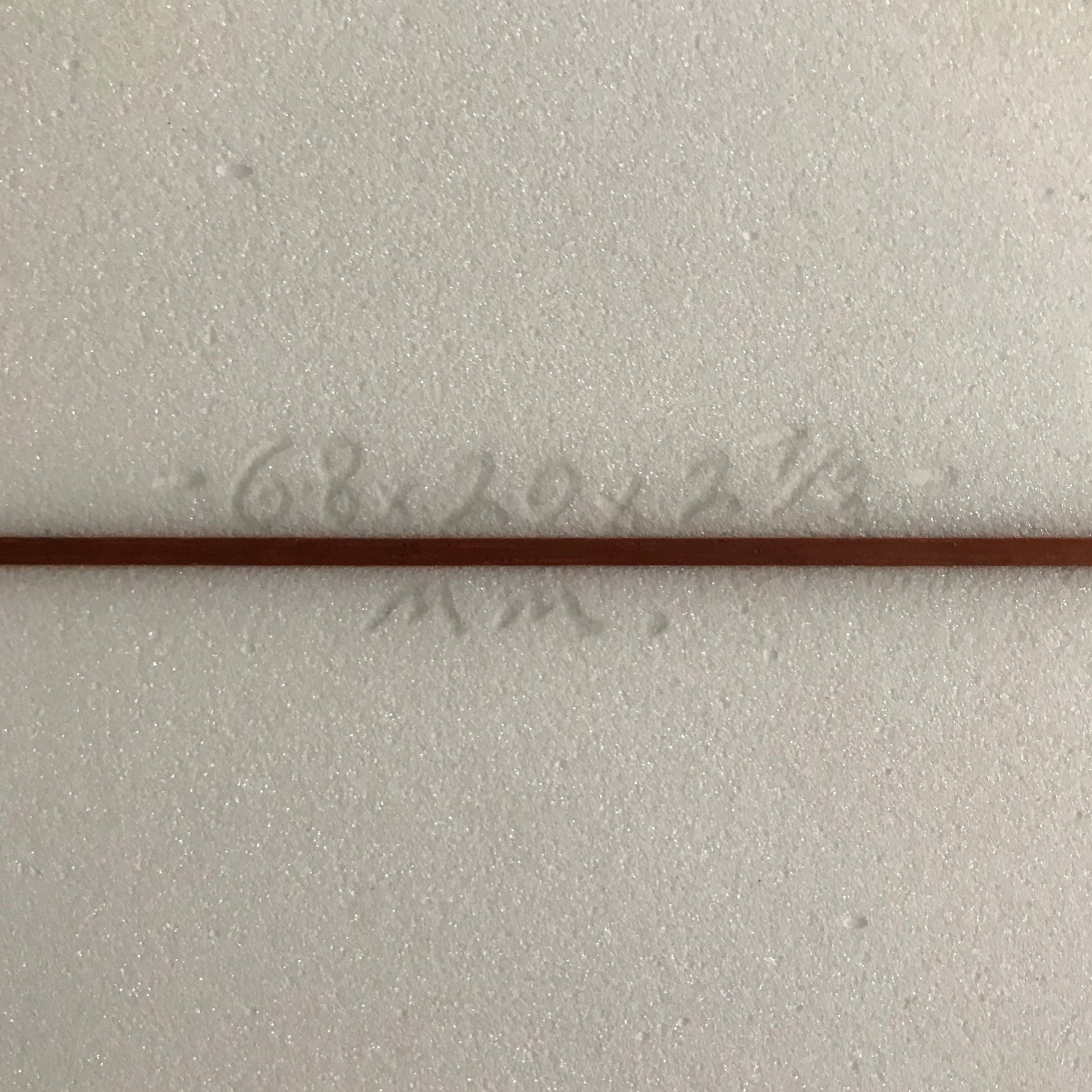 Mackie Designs Side Cut 6'8" secondhand surfboard dimensions close-up