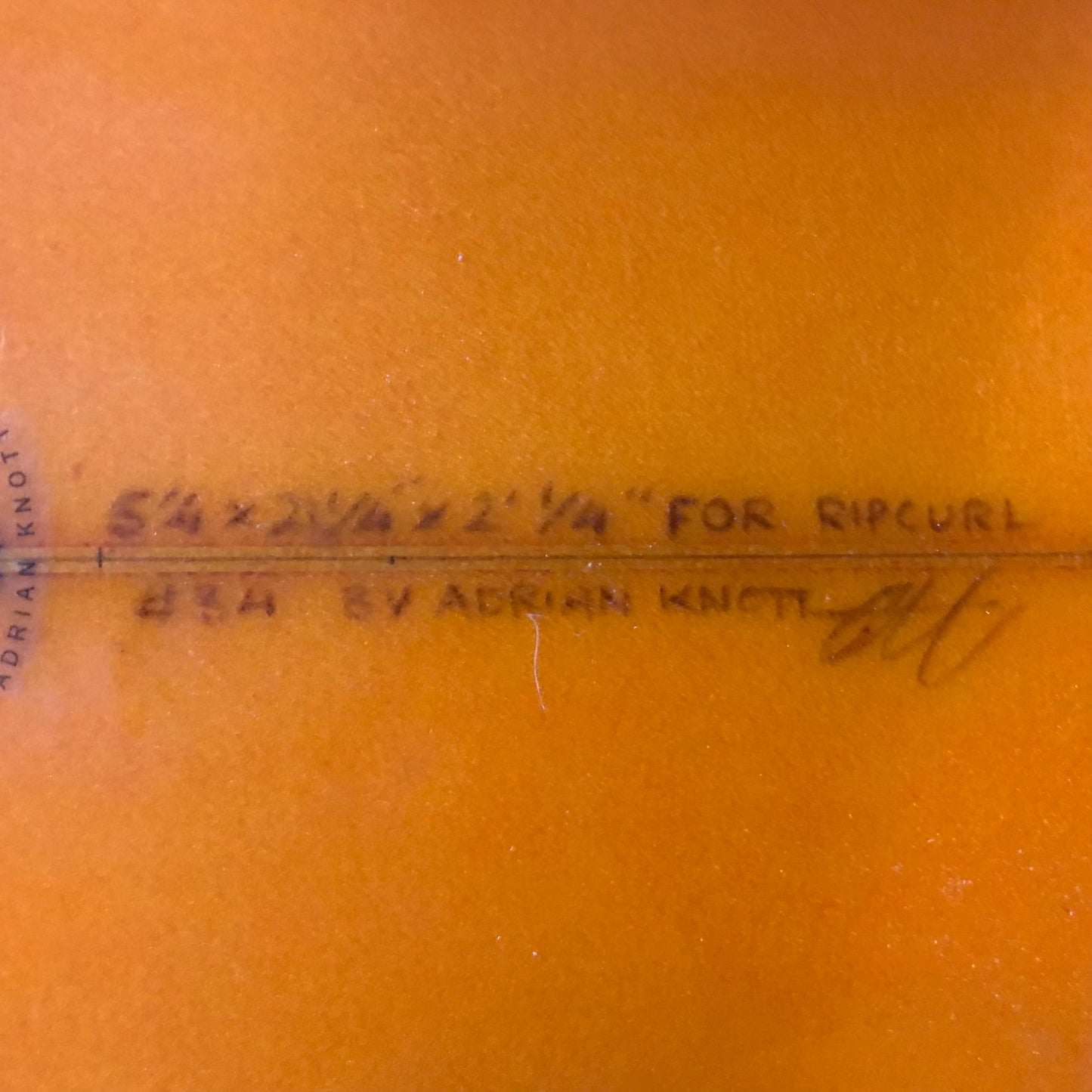 Maren quad 5'4" secondhand surfboards dimension close-up