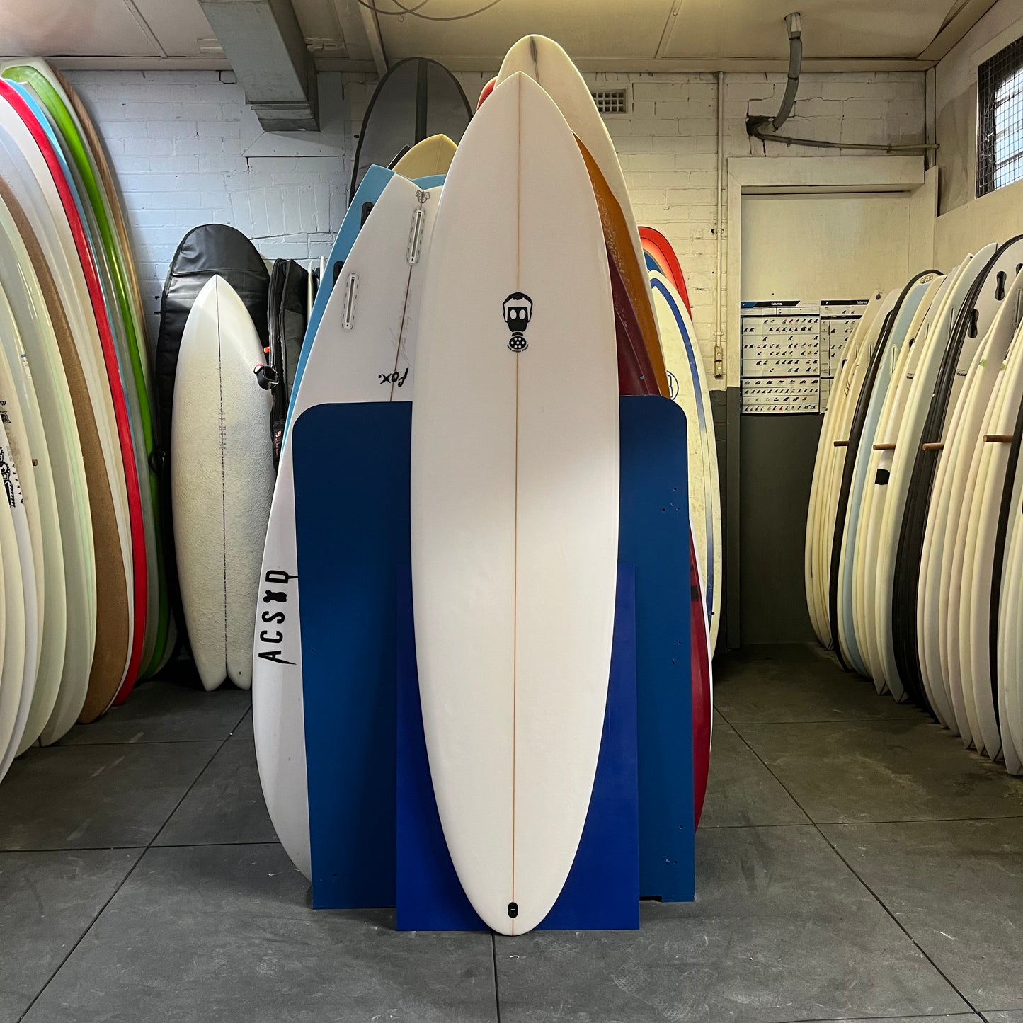 Mark Phipps Shapes One Bad Egg 6'10" secondhand surfboard top view