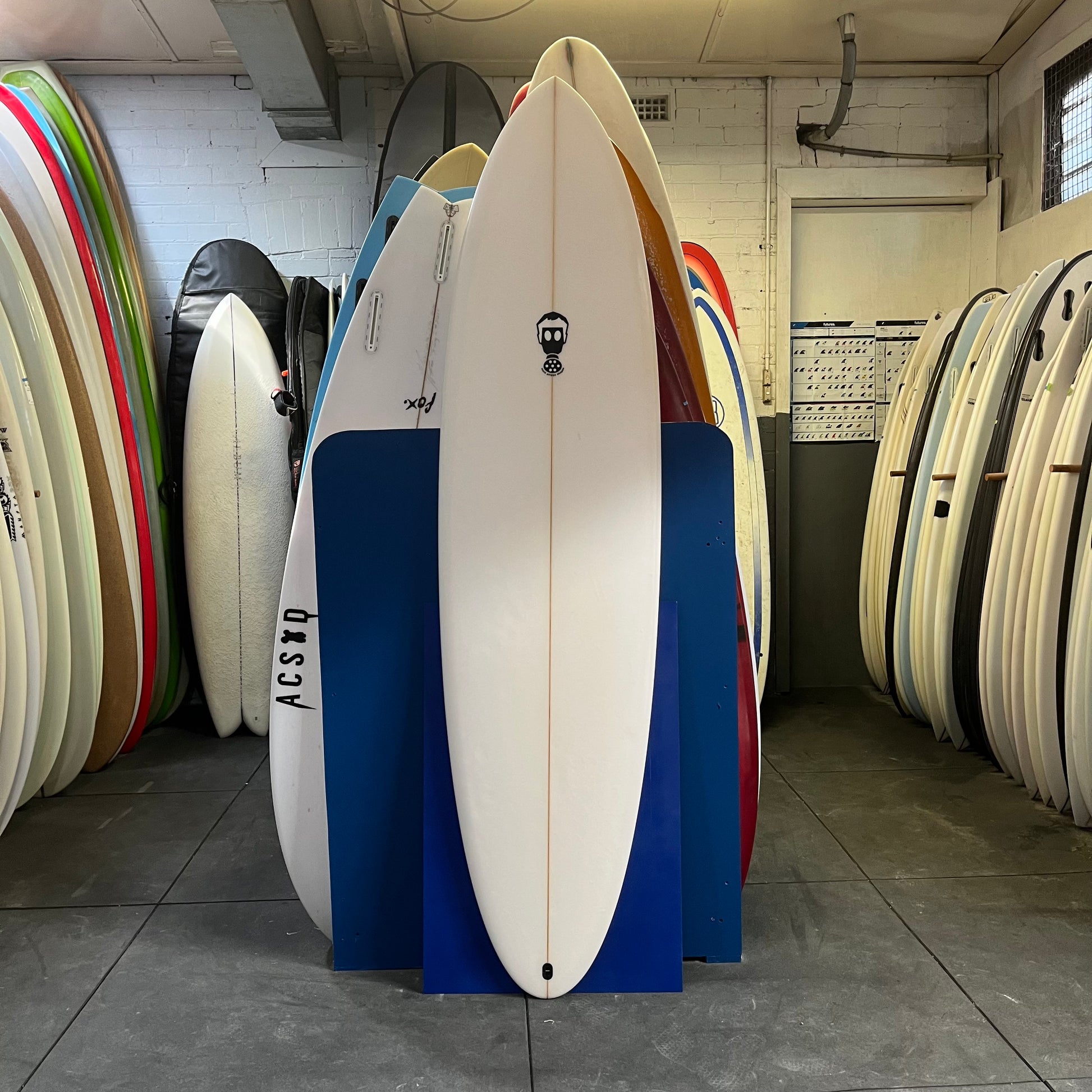 Mark Phipps Shapes One Bad Egg 6'10" secondhand surfboard top view